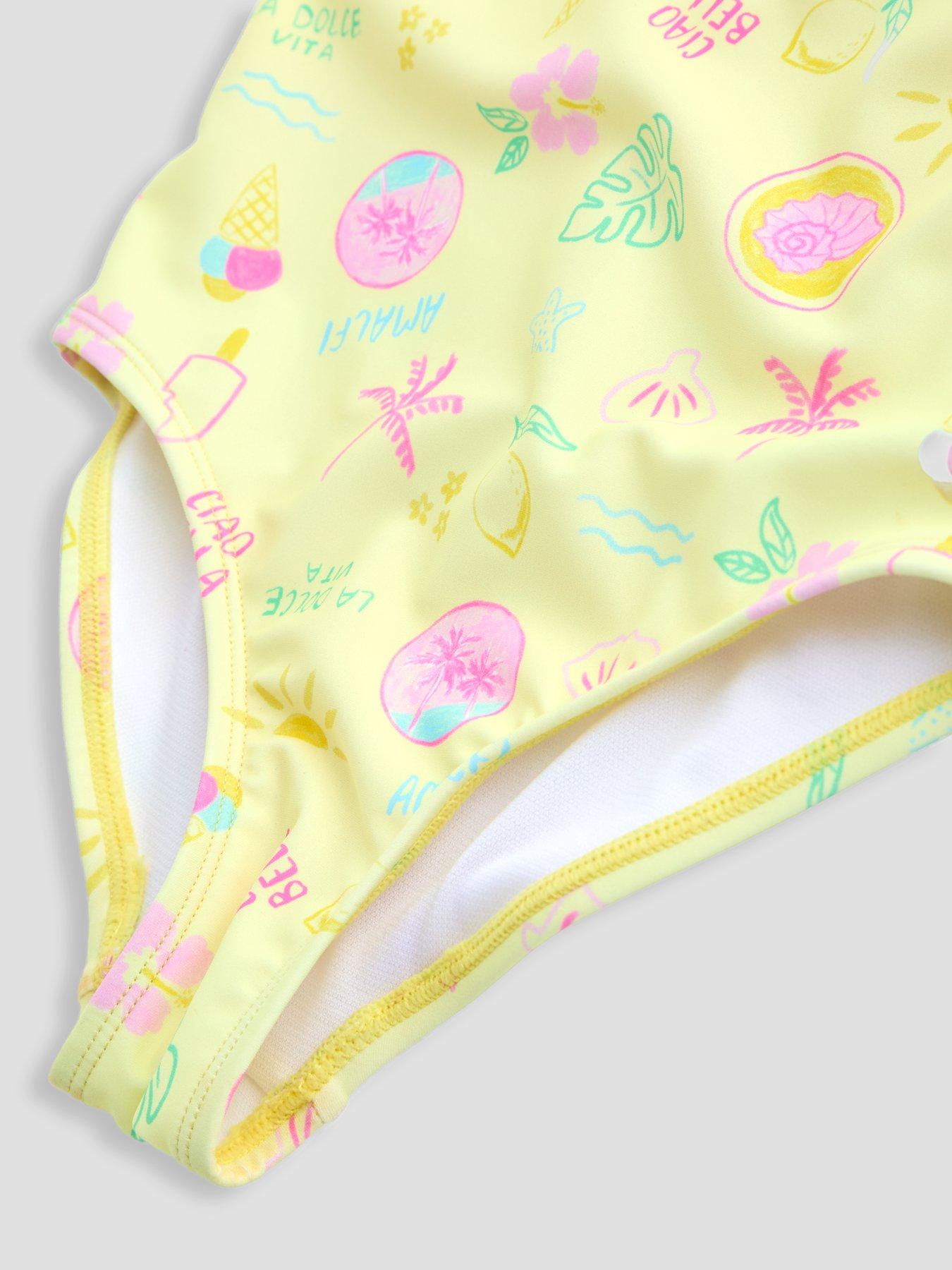 Image 5 of 5 of The Very Collection Vacay Frill Swimsuit - Yellow