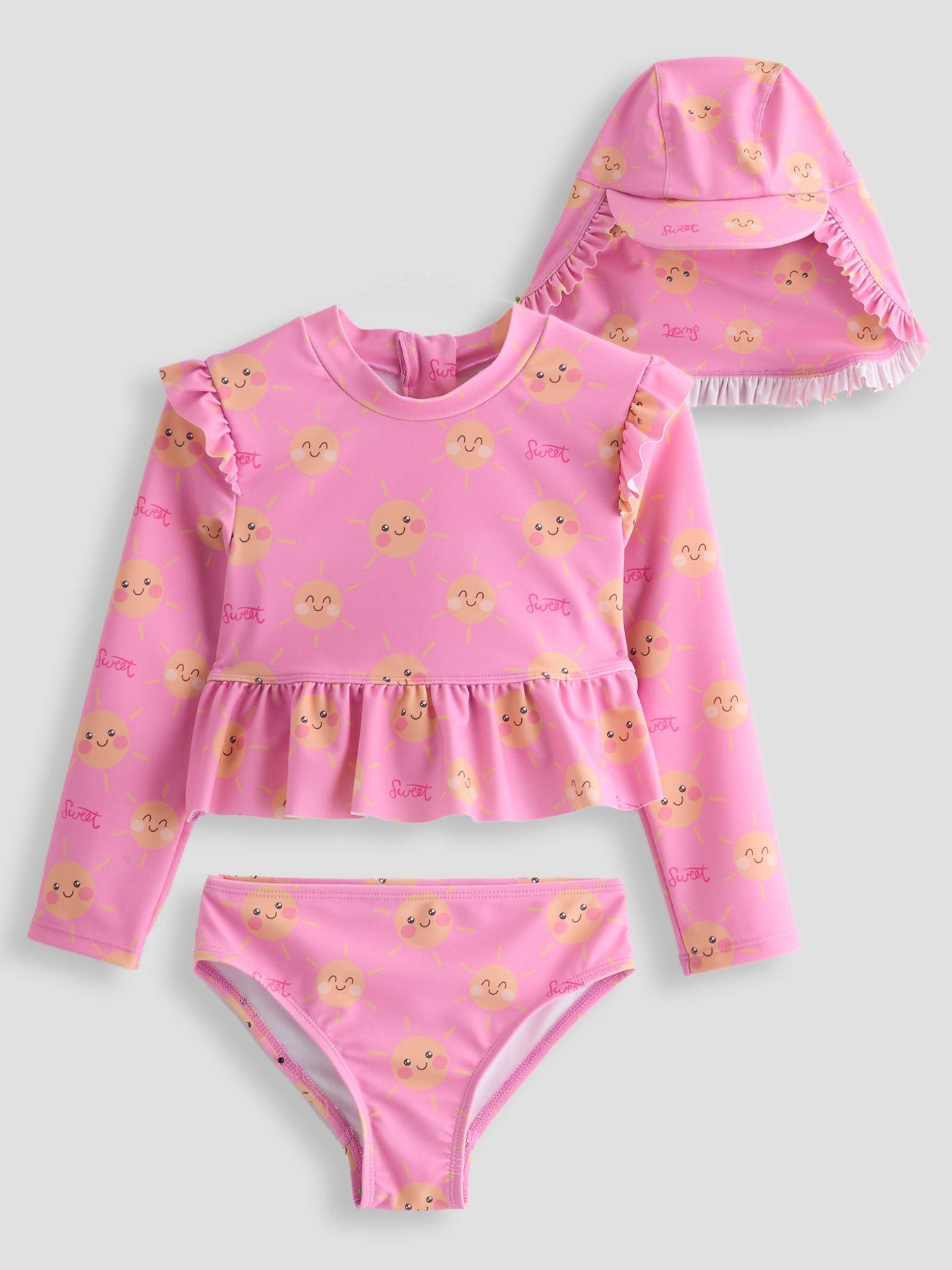 The Very Collection Sunny Swimsuit Set - Neon Pink