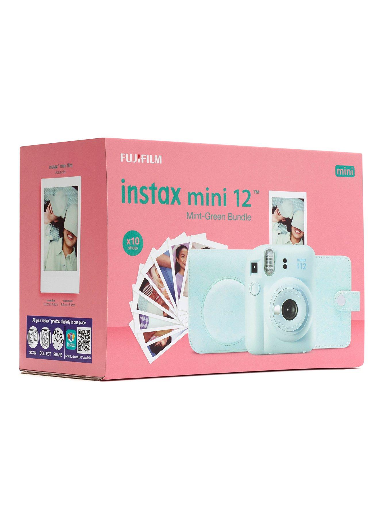  image of fujifilm-instax-mini-12-instant-camera-with-case-photo-album-stickers-amp-10-shot-film-pack
