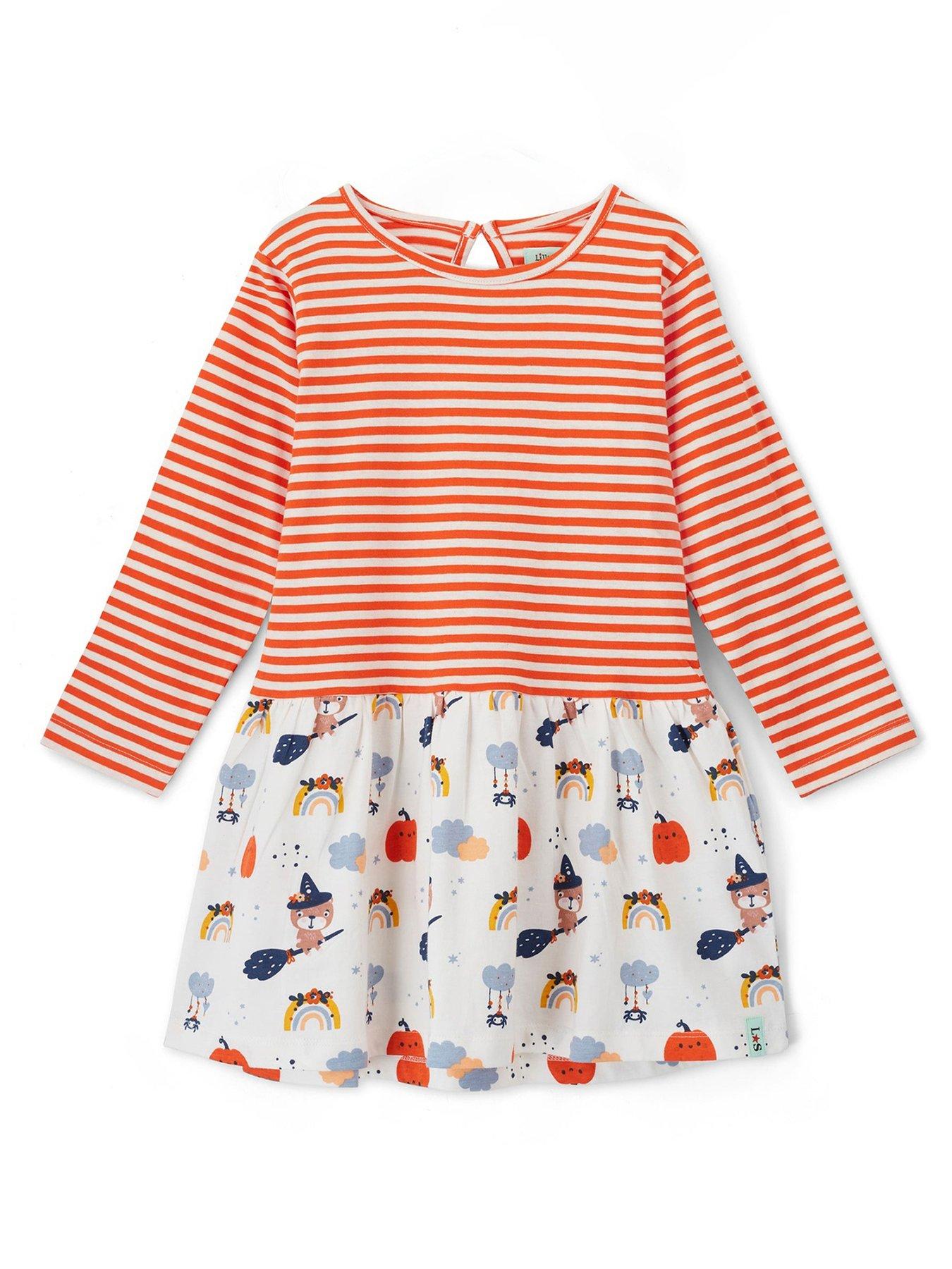 Lilly + Sid Girls Multicoloured Witch Mix Print Dress - Multi