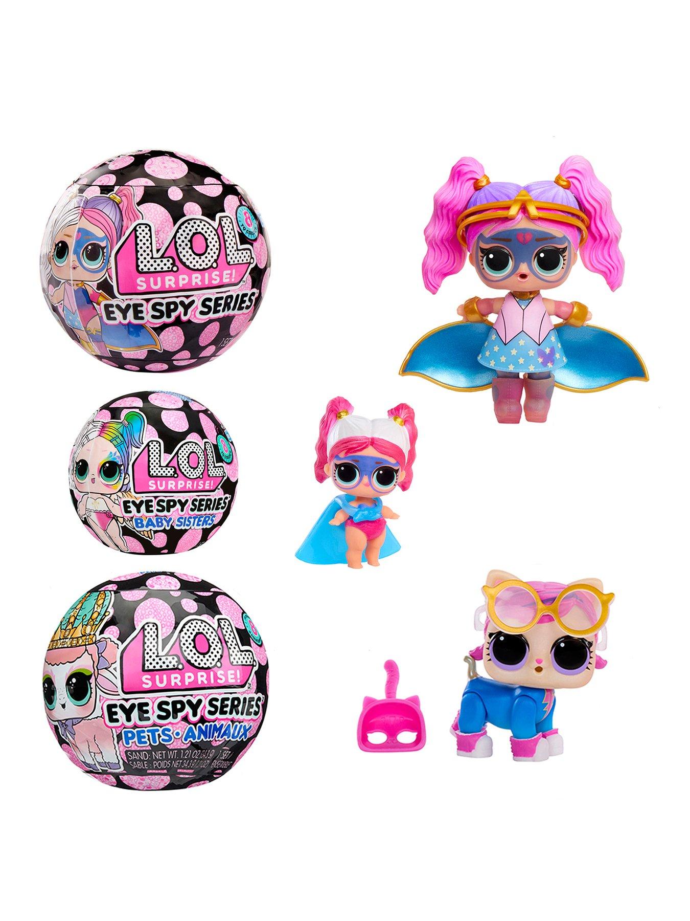 L.O.L Surprise! Eye Spy Tot, Pet  &  Little Sis Bundle