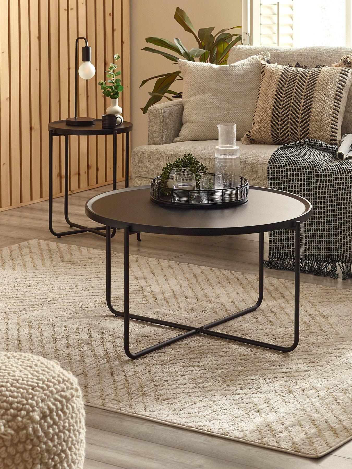 undefined Sagrada Coffee And Lamp Table Set
