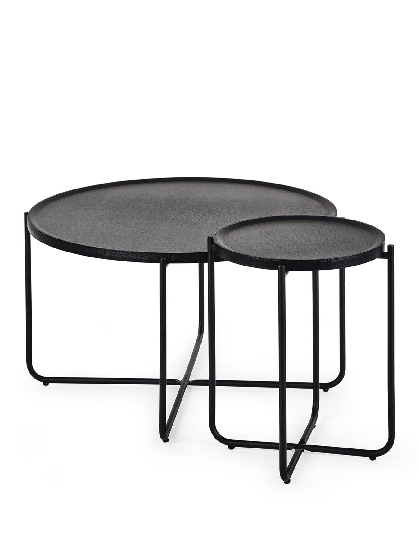 Image 2 of 5 of Julian Bowen Sagrada Coffee And Lamp Table Set