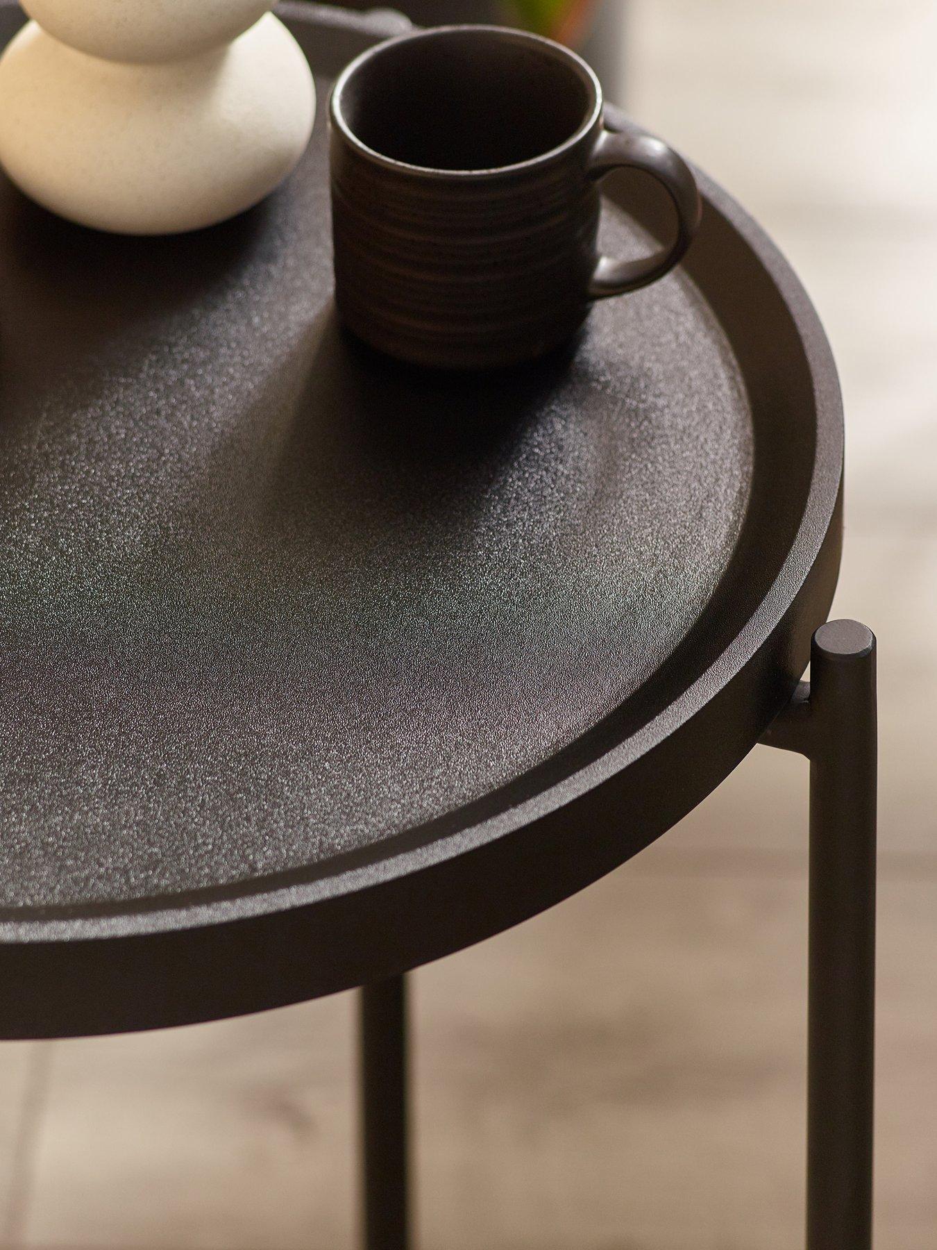 Image 4 of 5 of Julian Bowen Sagrada Coffee And Lamp Table Set