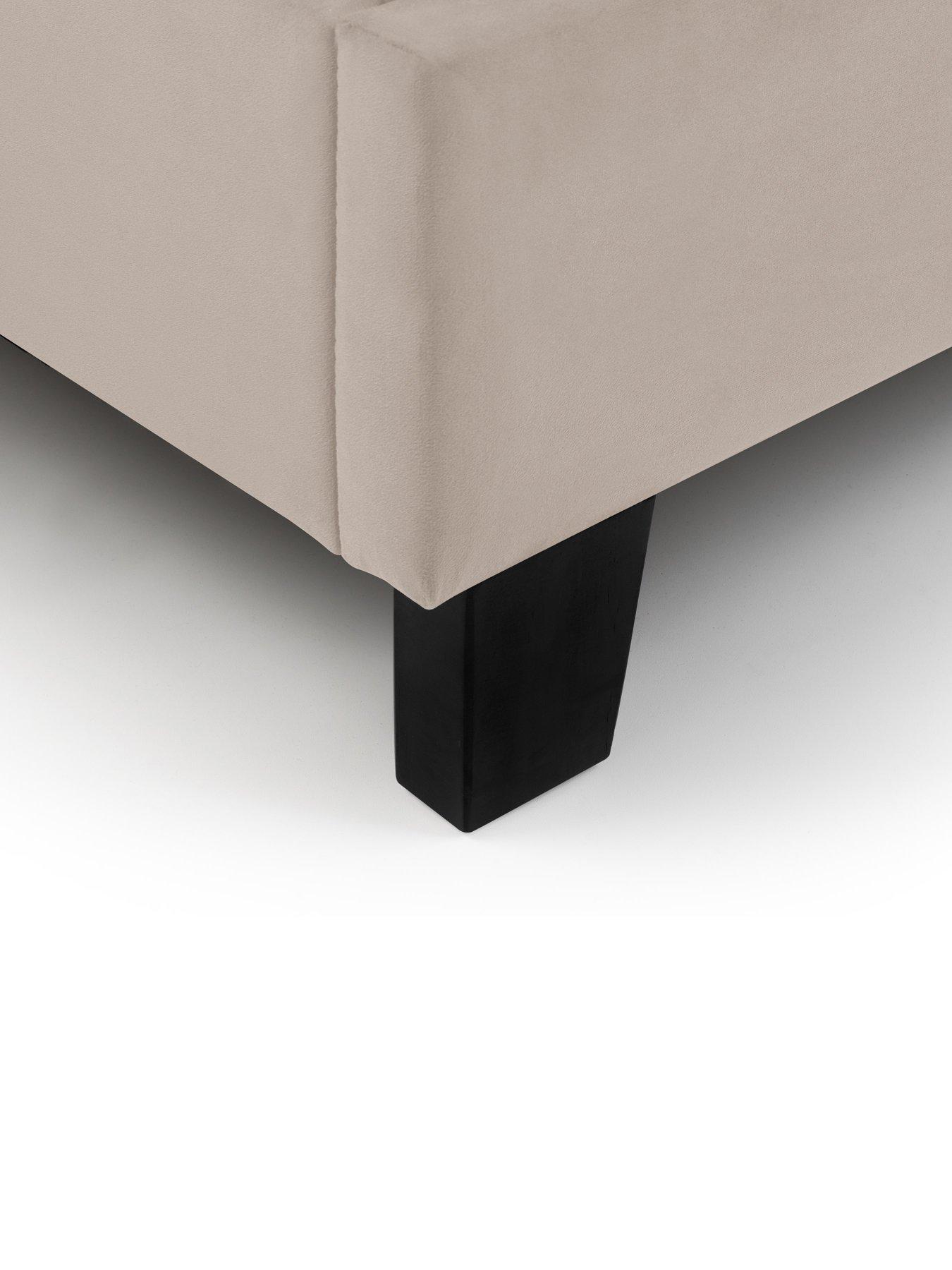  image of julian-bowen-rosa-velvet-bed-frame