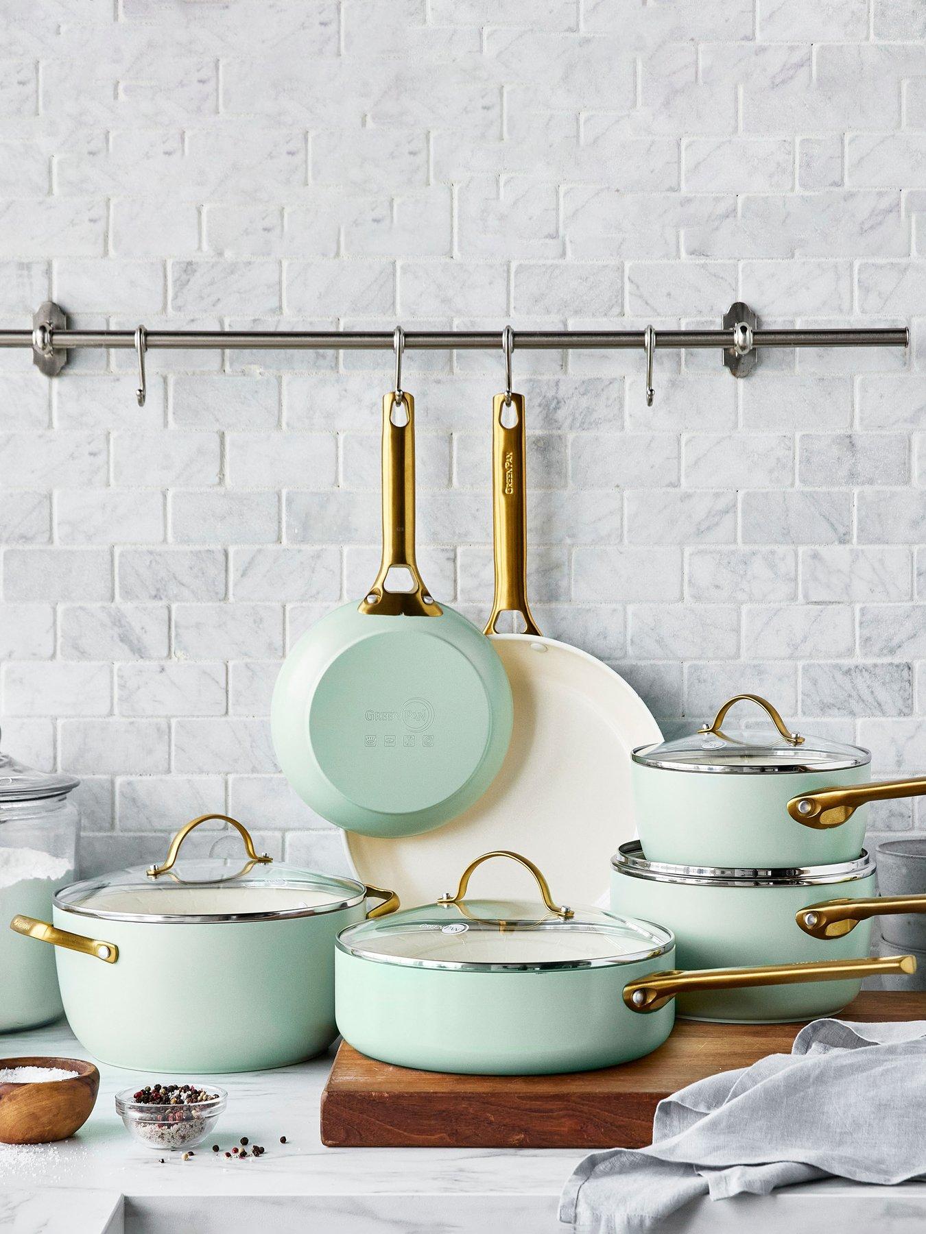 Image 1 of 7 of GreenPan Padova Reserve Green Set 6