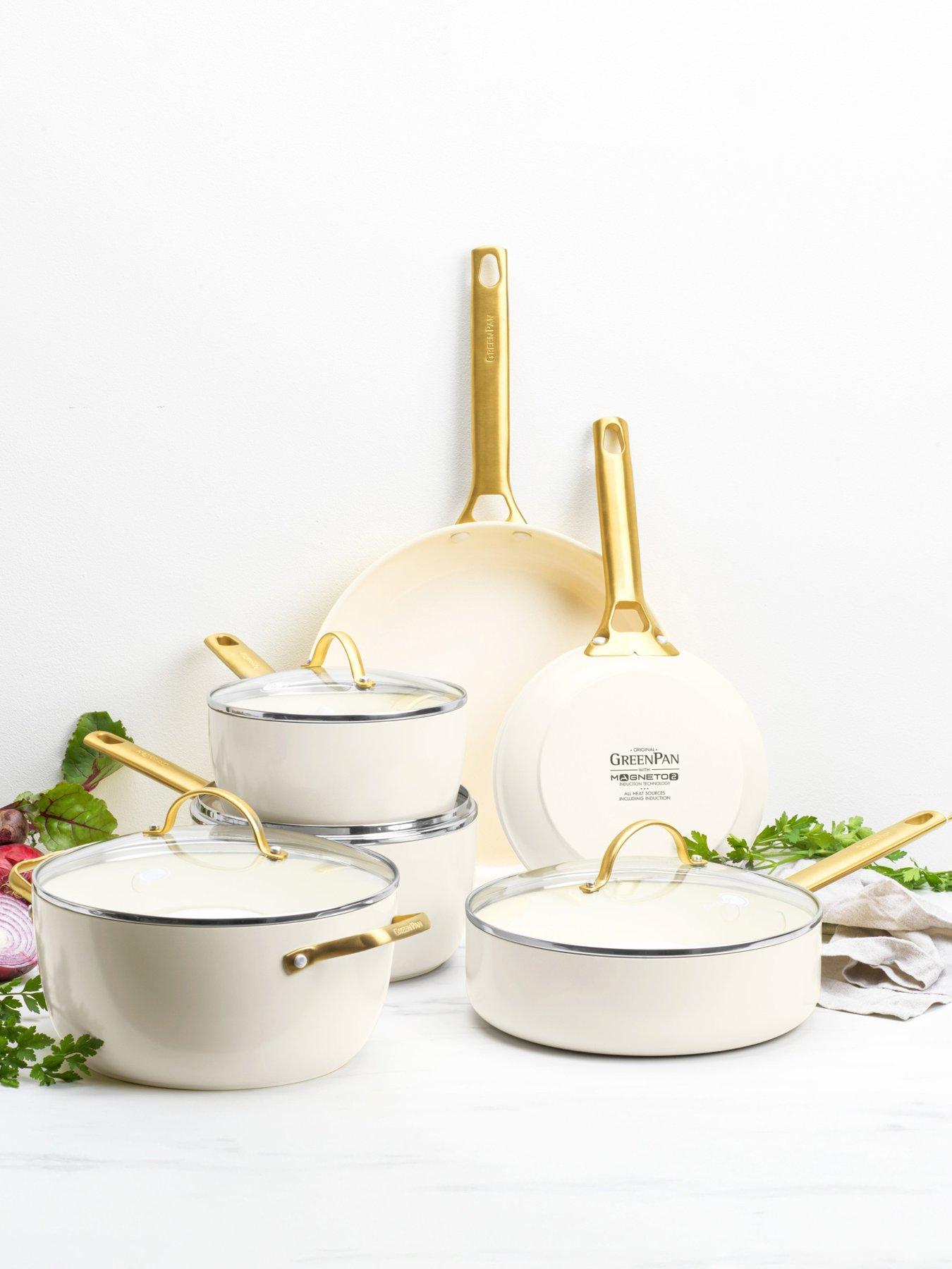 Image 1 of 5 of GreenPan Padova Reserve Cream Set 6