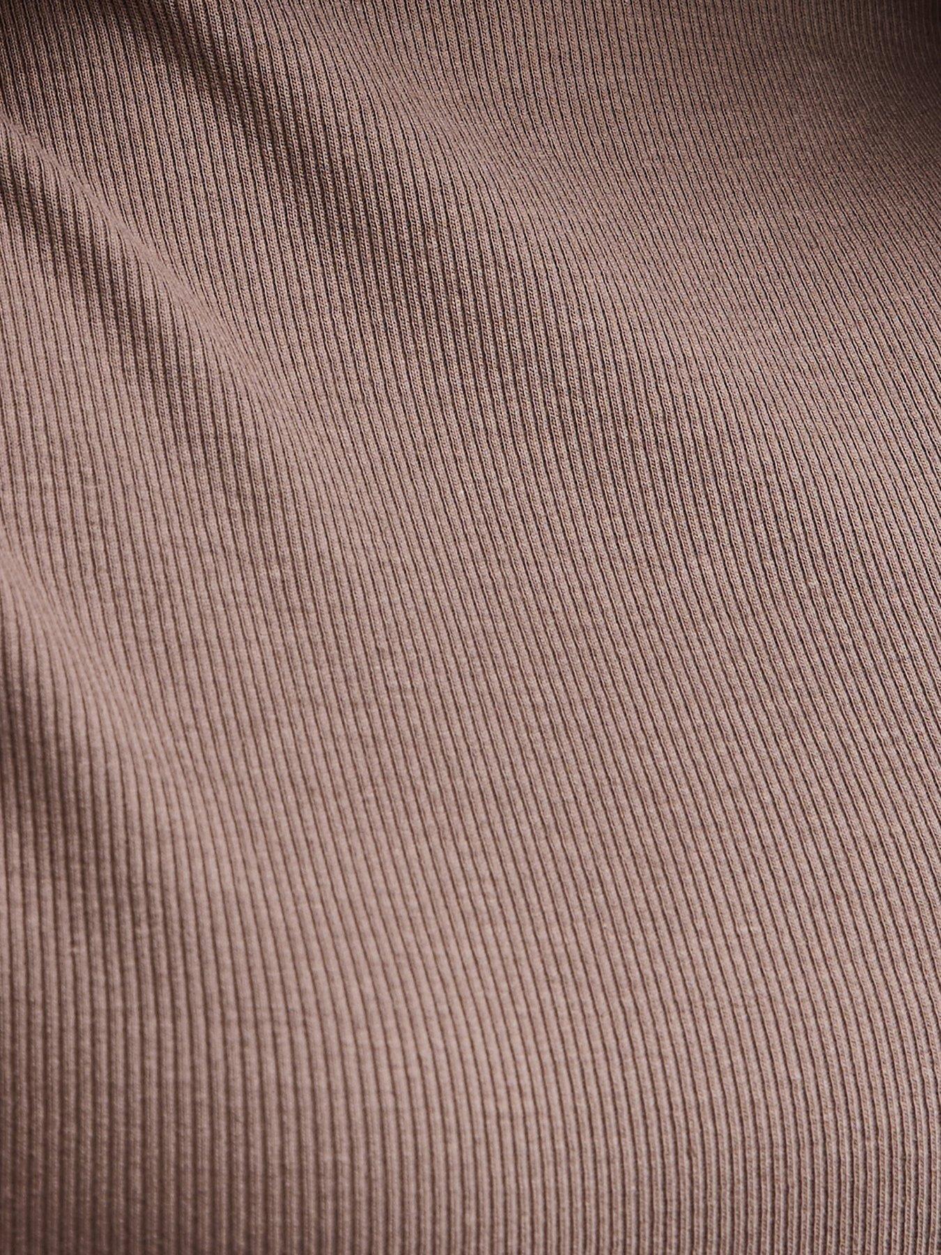  image of new-look-915-girls-long-sleeve-high-neck-top-mink