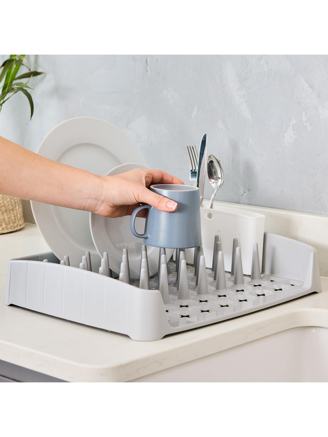 Image 4 of 6 of Minky Kitchen Bundle With Washing Up Bowl With Plug, Dish Rack And 3.5l Caddy