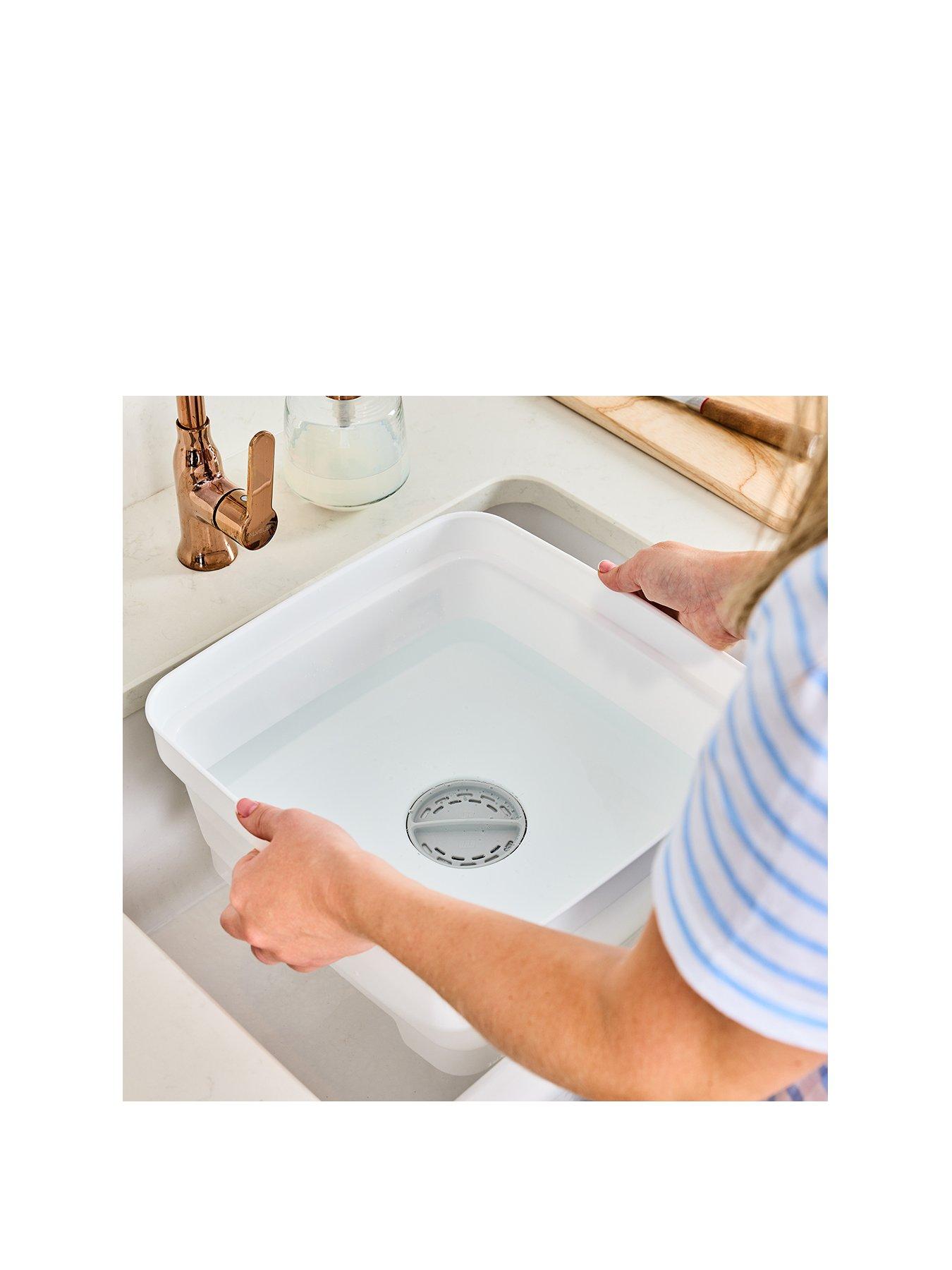 Image 2 of 7 of Minky Kitchen Bundle With Washing Up Bowl With Plug, Dish Rack And 3.5l Caddy