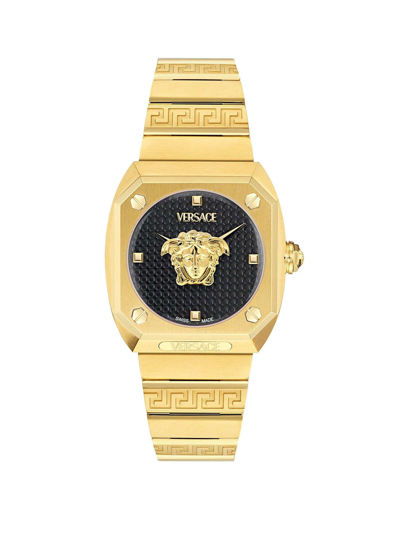  image of versace-medusa-antares-35mm-gold-tone-case-watch