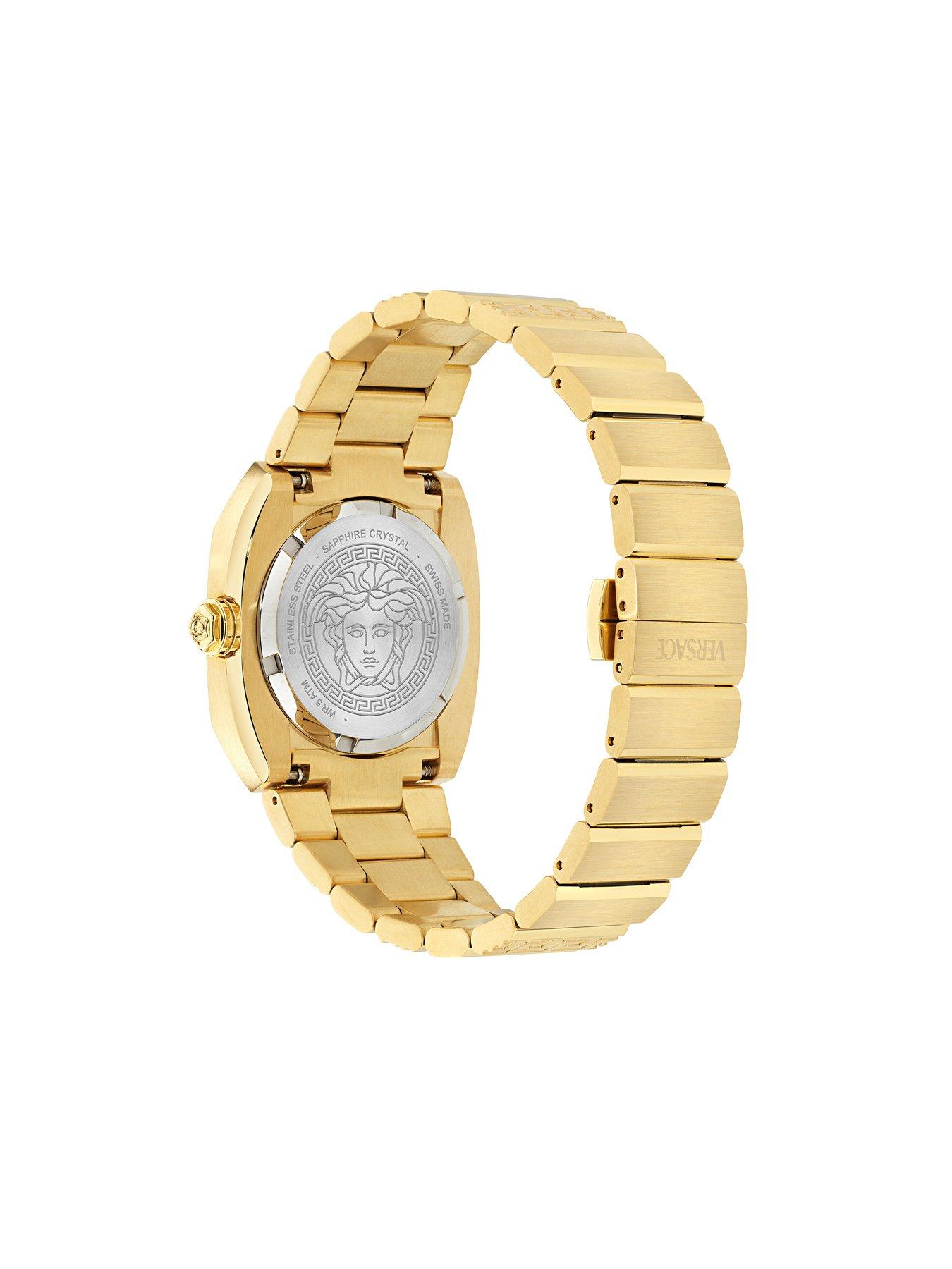  image of versace-medusa-antares-35mm-gold-tone-case-watch