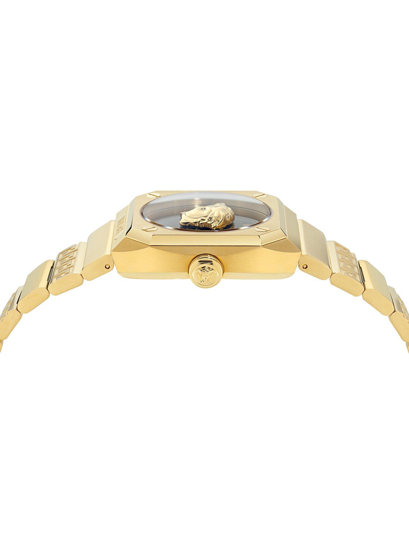  image of versace-medusa-antares-35mm-gold-tone-case-watch
