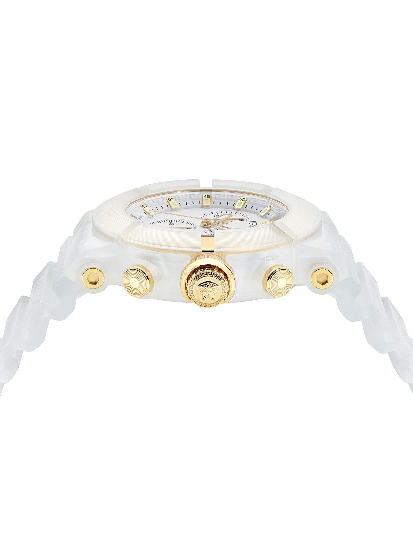  image of versace-real-active-white-chronograph-watchnbsp45mmnbsp