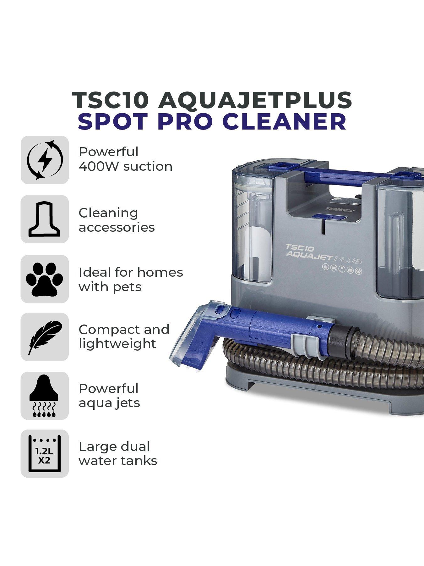  image of tower-t548005-aquajetplus-spot-cleaner-grey-amp-blue