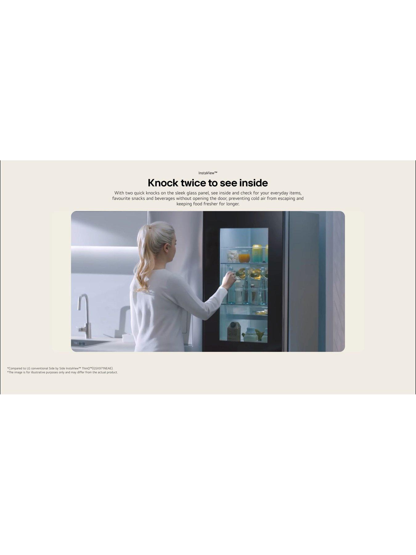 Image 5 of 7 of LG GSGV80PYLL 635L Smart Inverter American Style Fridge Freezer PRIME SILVER