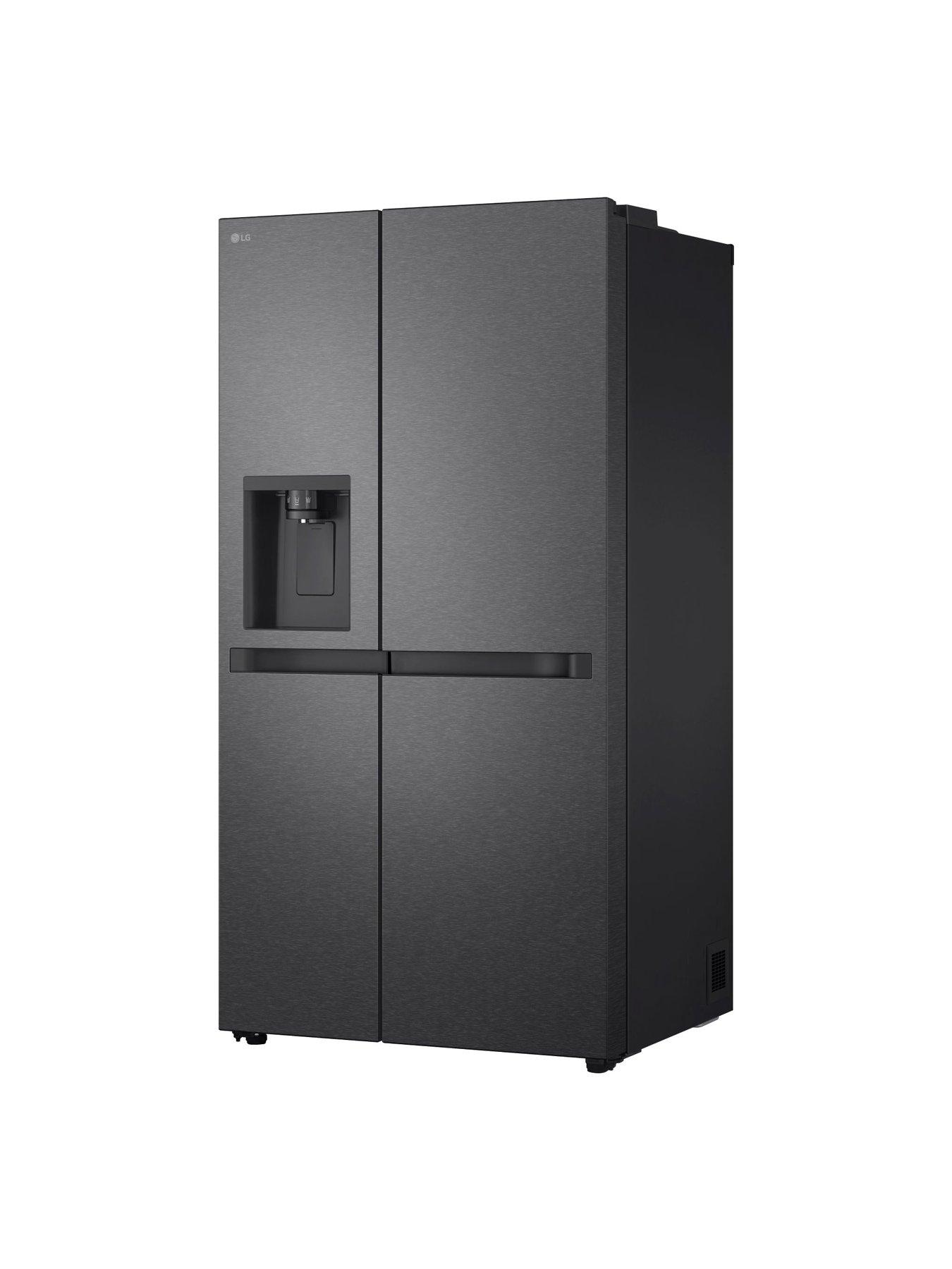  image of lg-gslc41eppe-641l-smart-inverter-american-style-fridge-freezer-essence-matte-black