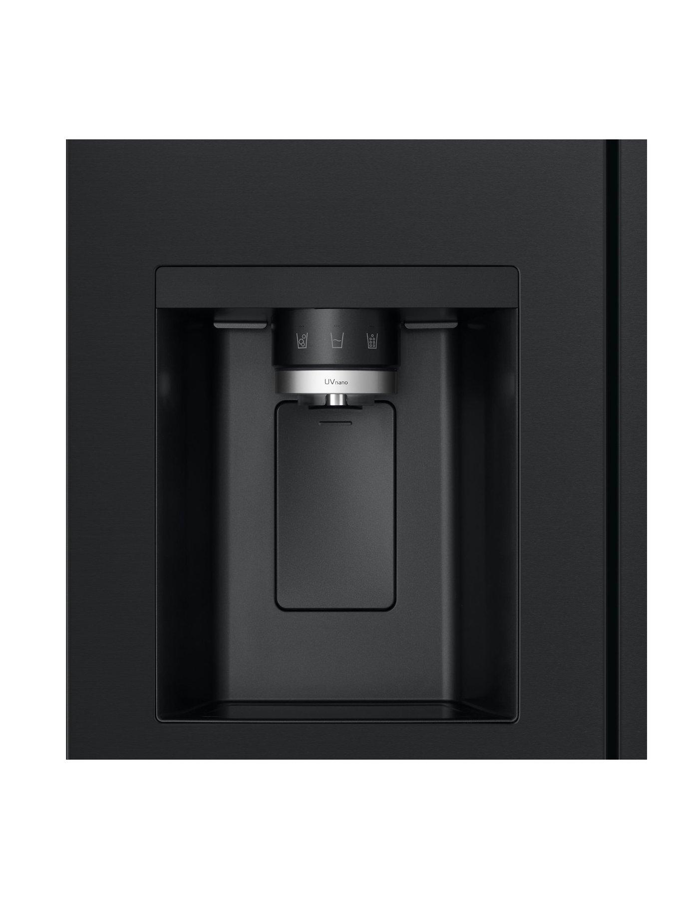  image of lg-gsle81epbd-628-smart-inverter-american-style-fridge-freezer-essence--nbspmatte-black