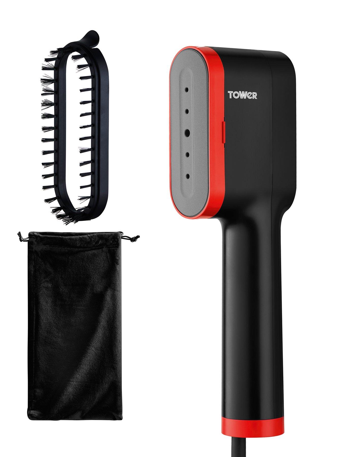 Tower T22038RED Ceraglide Handheld Garment Steamer - Black & Red