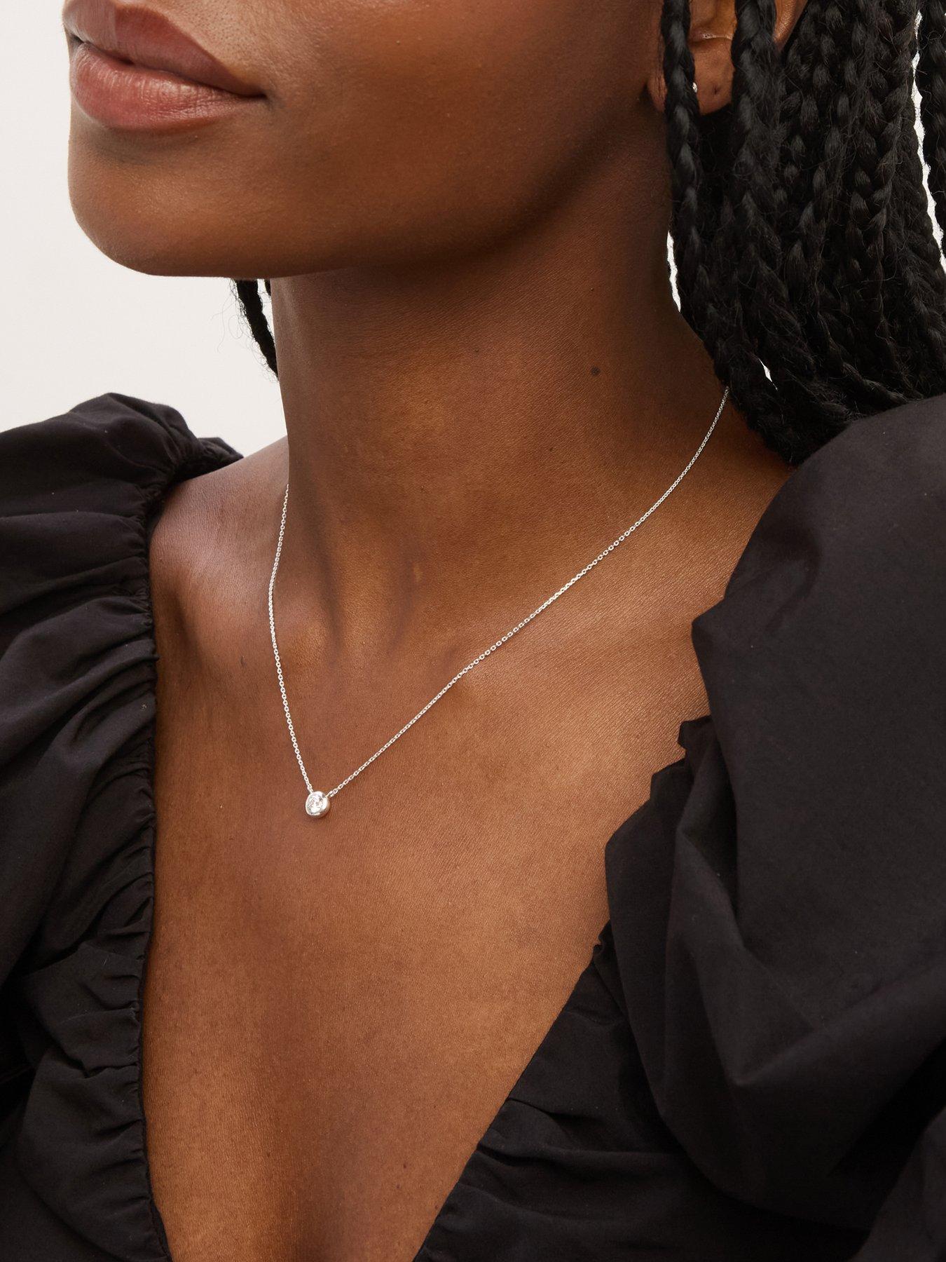 Image 2 of 3 of Simply Silver Simply Silver Sterling Silver 925 Clean Polished Besel Pendant