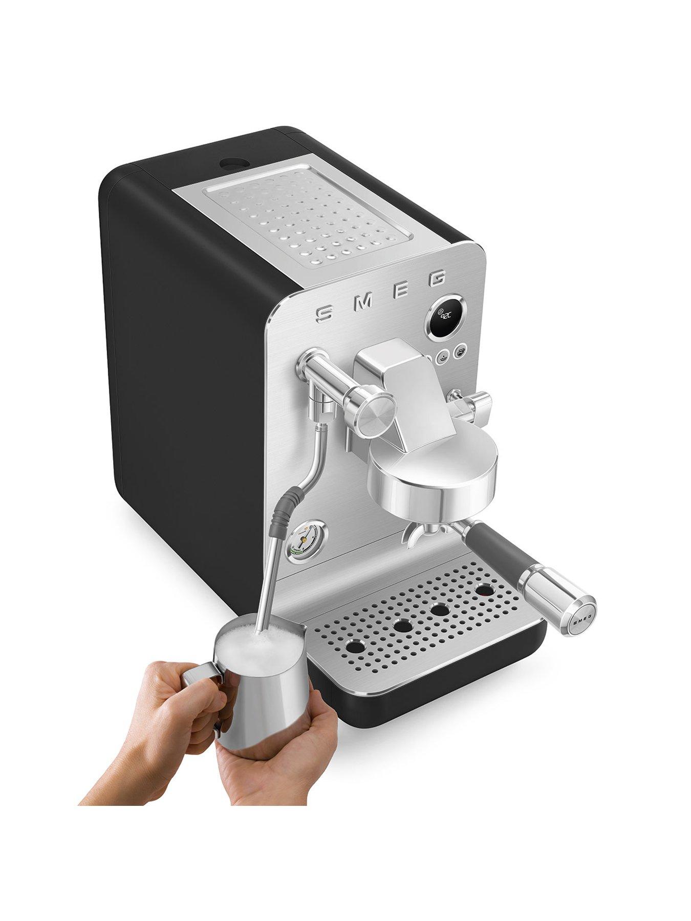  image of smeg-emc02blmuk-mini-pro-espresso-coffee-machine-black