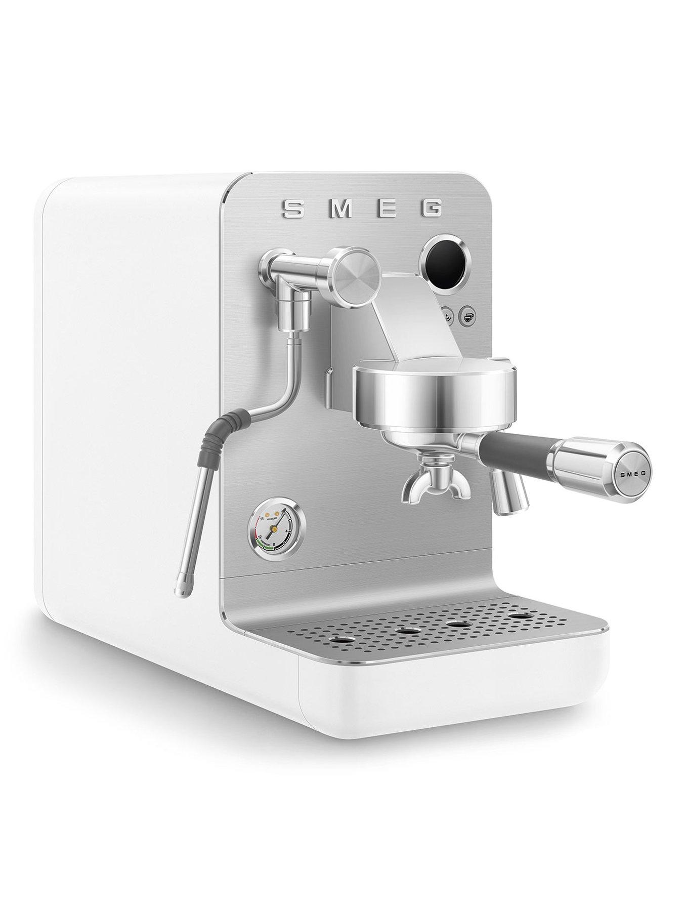 Image 3 of 7 of Smeg EMC02WHMUK Mini Pro Espresso Coffee Machine - White