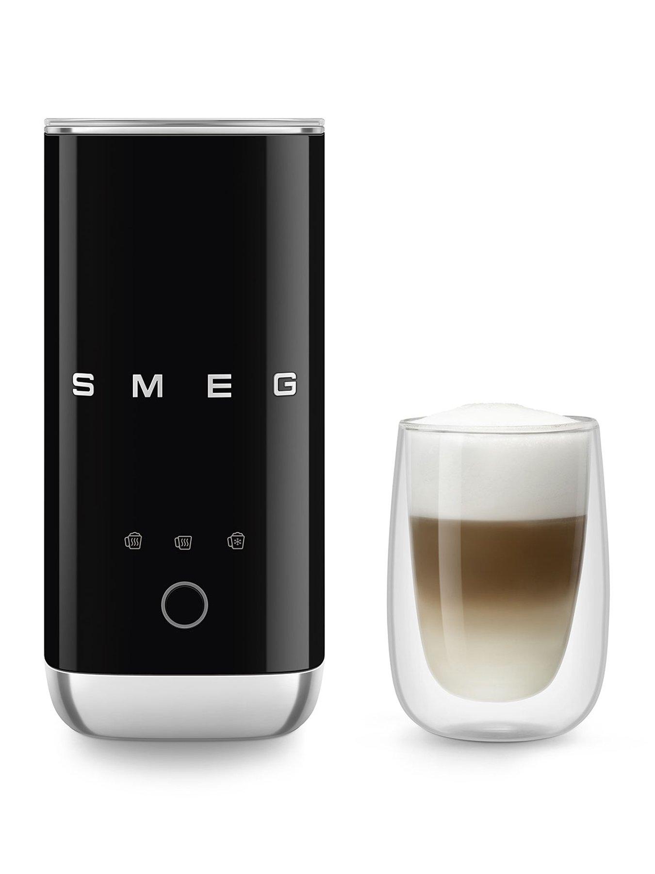 Smeg MFF02BLUK Retro 50s Style Mini Milk Frother - Black