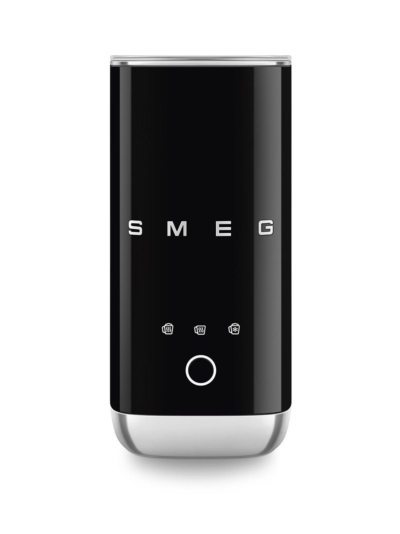 Smeg MFF02BLUK Retro 50s Style Mini Milk Frother - Black