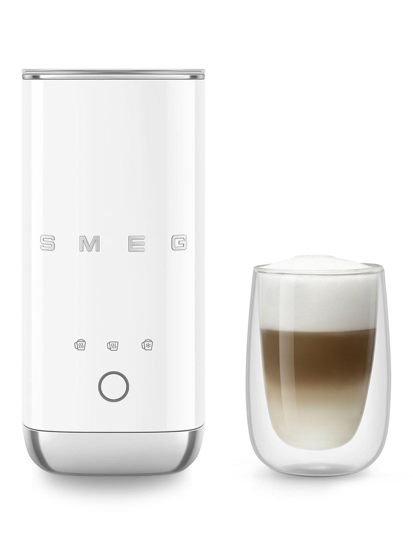 Smeg MFF02WHUK Retro 50s Style Mini Milk Frother - White