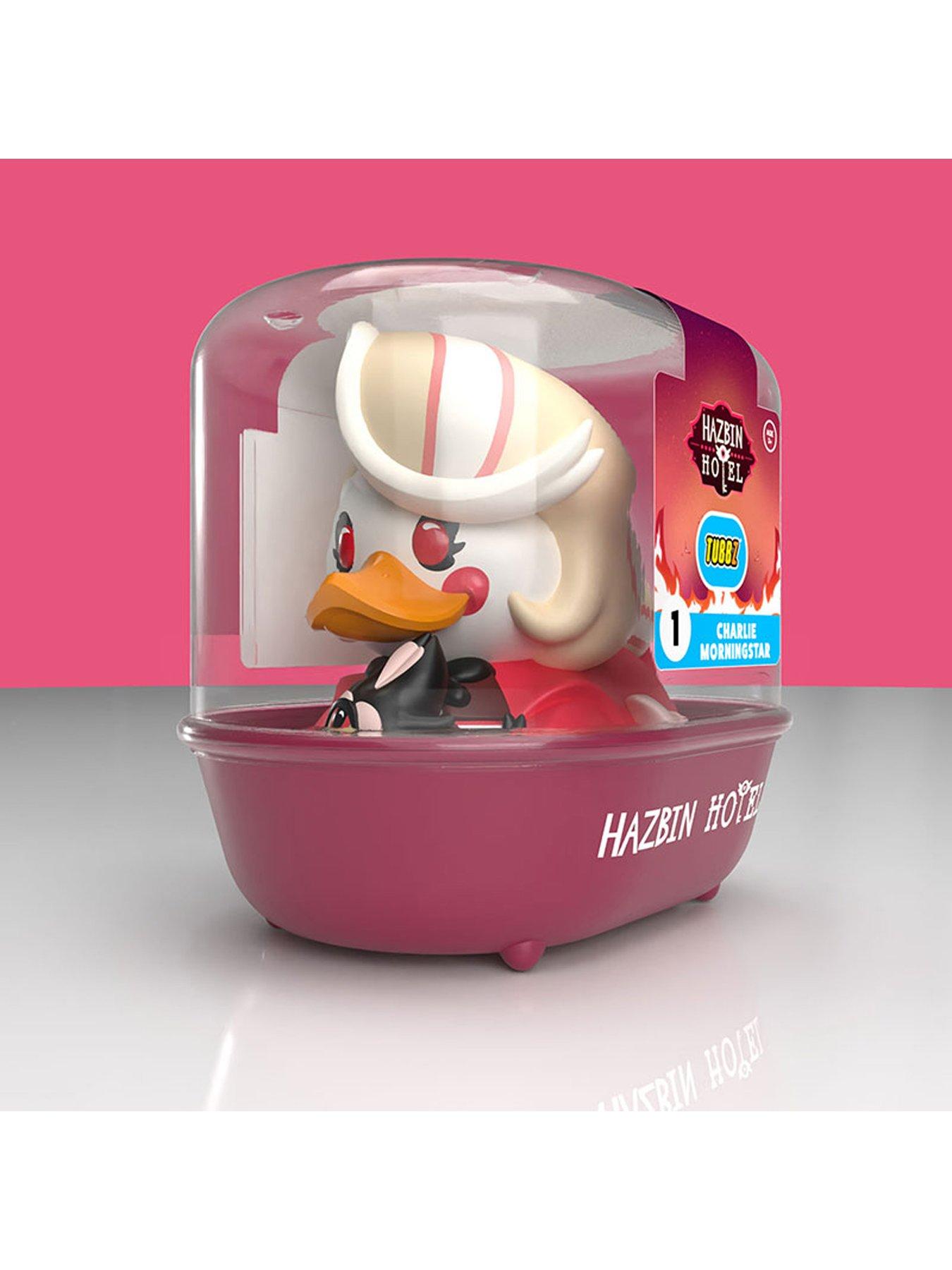  image of tubbz-hazbin-hotelnbsp1st-edition-charlienbsp--tubbz-collectible-cosplay-duck-in-bathtub