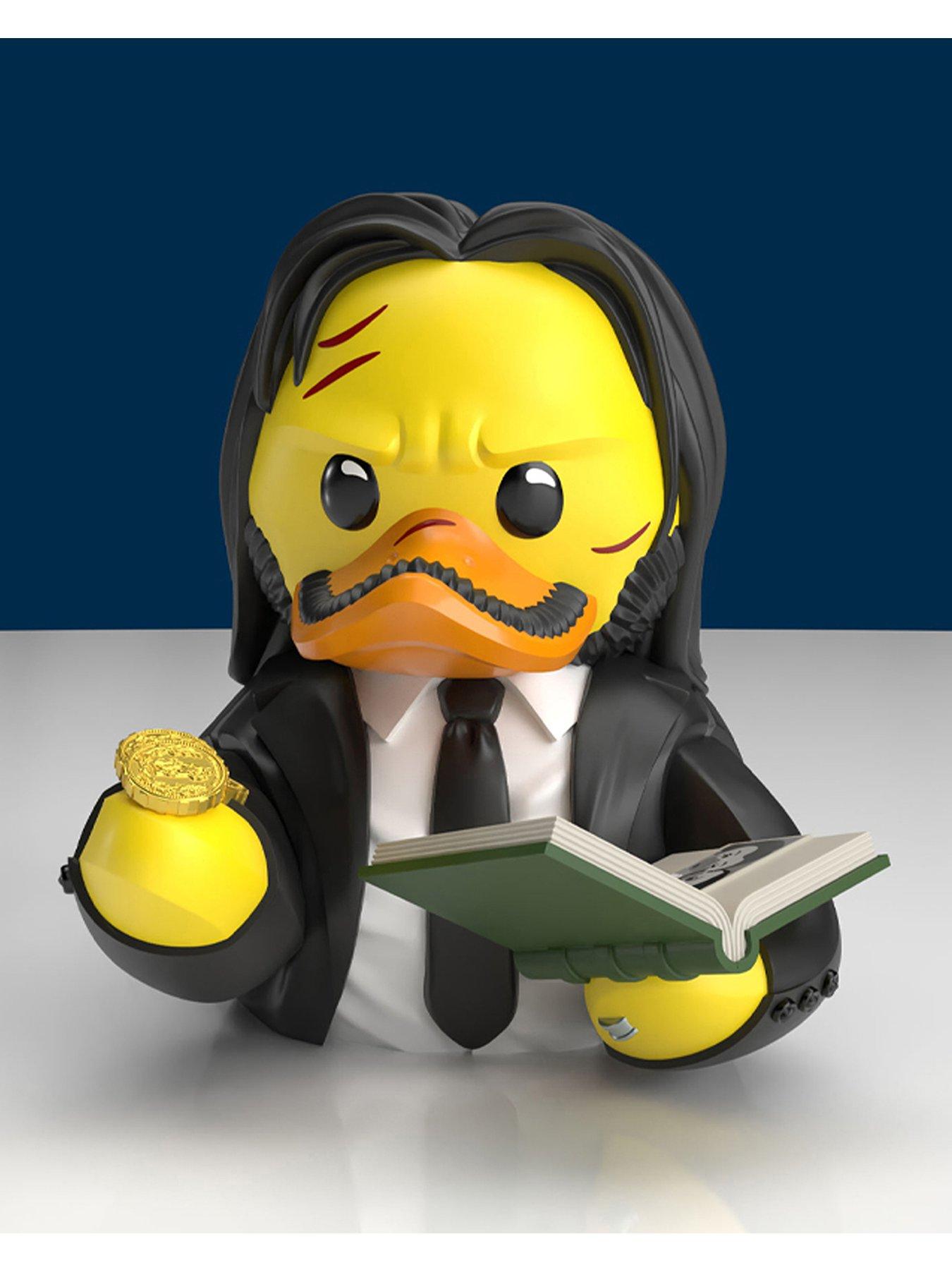  image of tubbz-john-wick-1st-edition-withnbspbook-collectible-cosplay-duck-in-bathtub