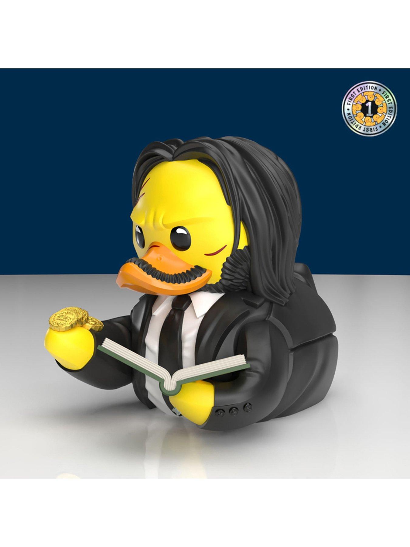  image of tubbz-john-wick-1st-edition-withnbspbook-collectible-cosplay-duck-in-bathtub