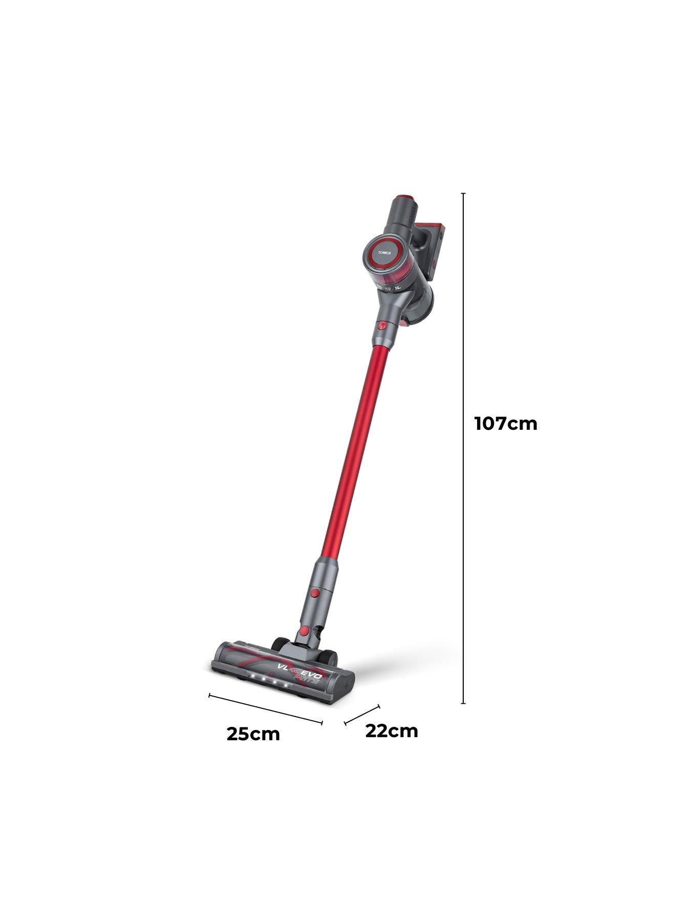  image of tower-t513014-vl40-pro-3-in-1-cordless-vacuum-cleaner-red