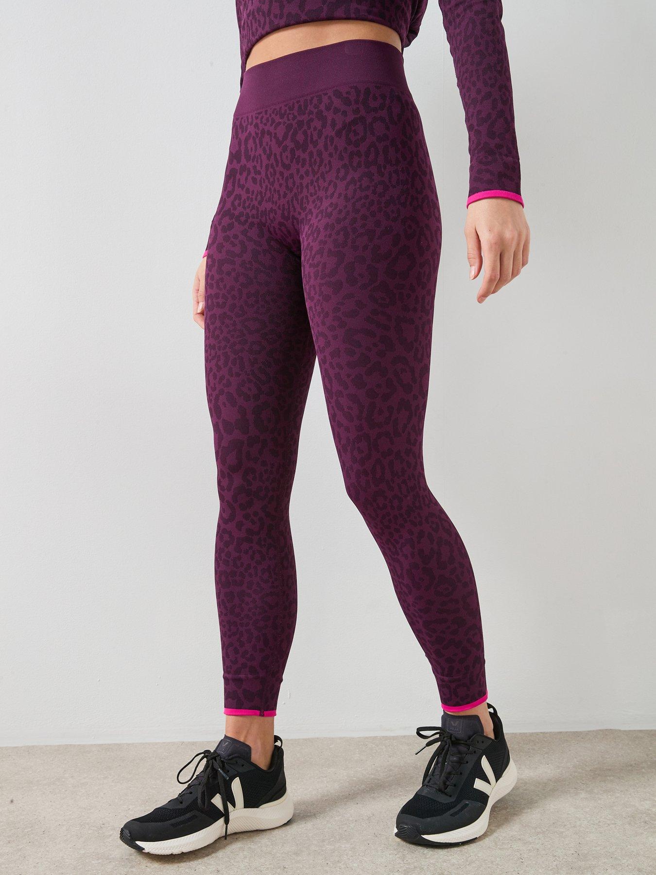 Sweaty Betty Animal Base Layer Leggings - Purple