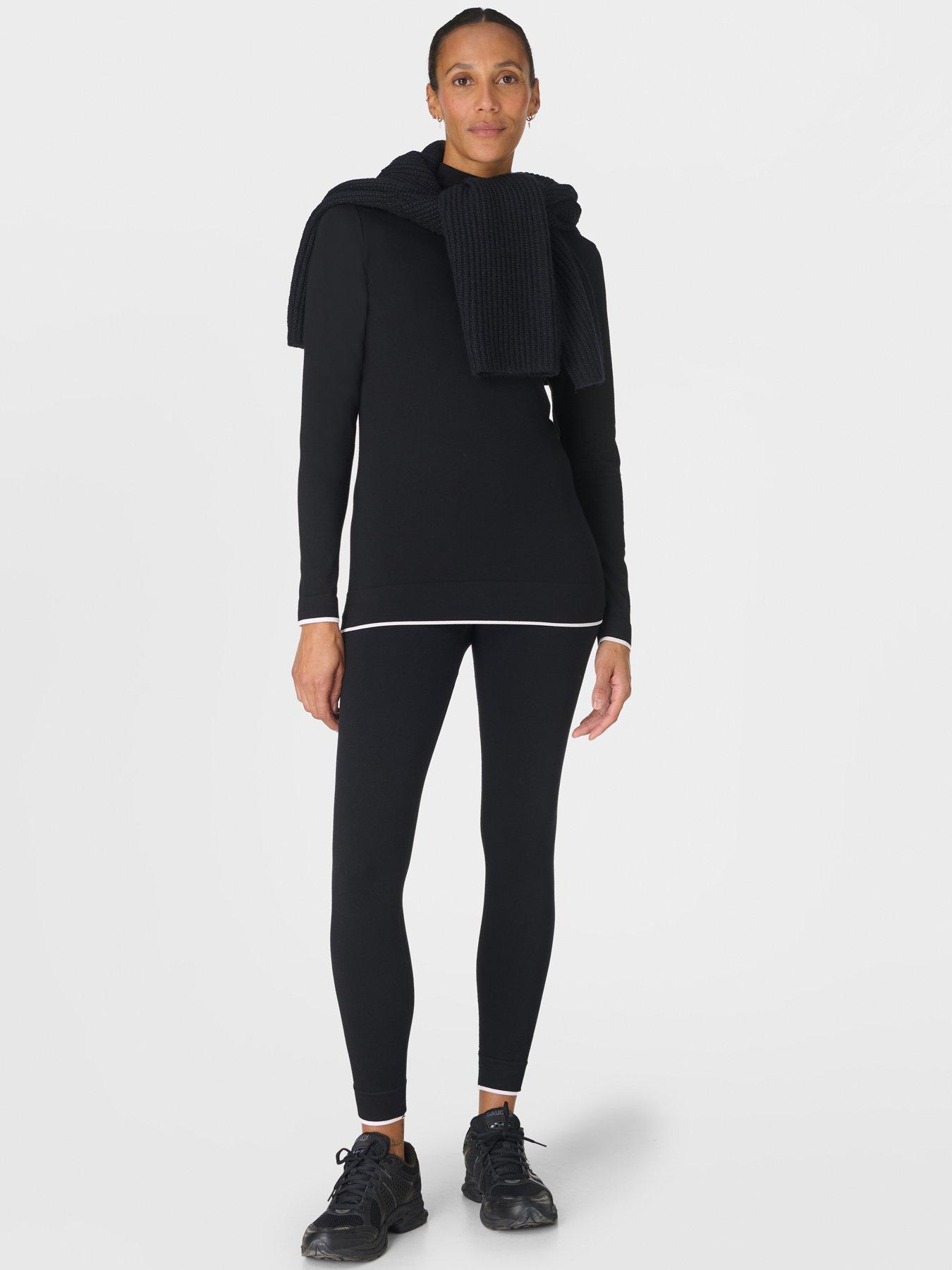 image of sweaty-betty-modal-high-neck-base-layer-top-black