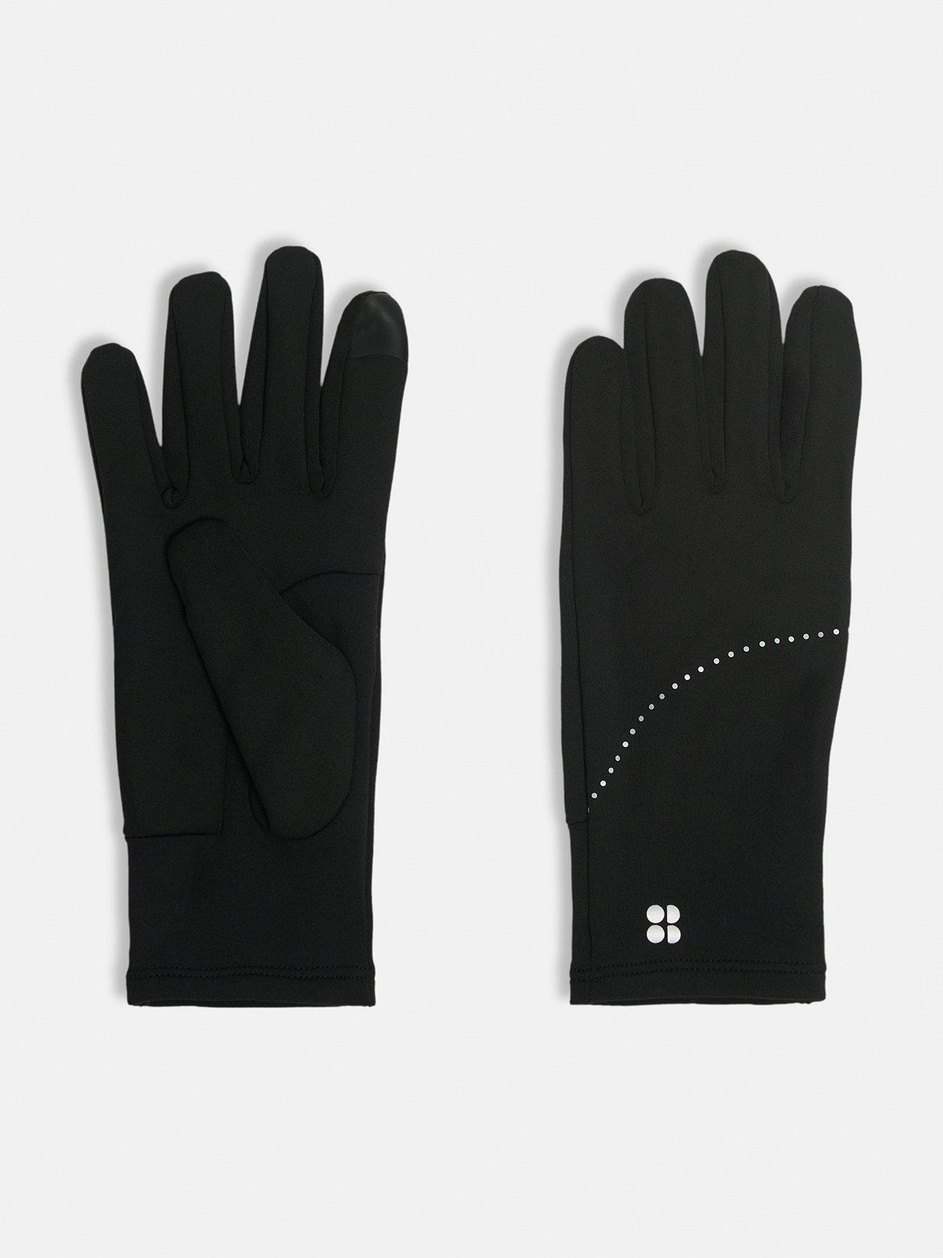 Image 1 of 5 of Sweaty Betty Swiftie Pace Gloves - Black