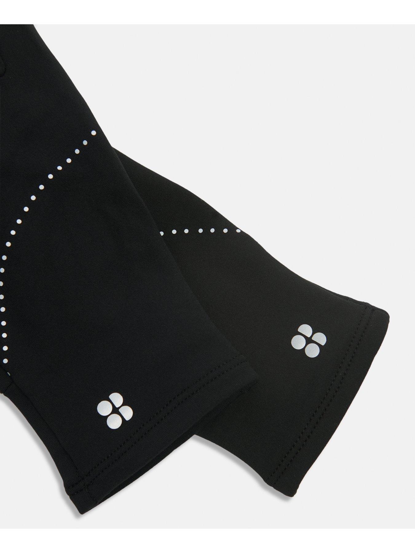 Image 4 of 5 of Sweaty Betty Swiftie Pace Gloves - Black