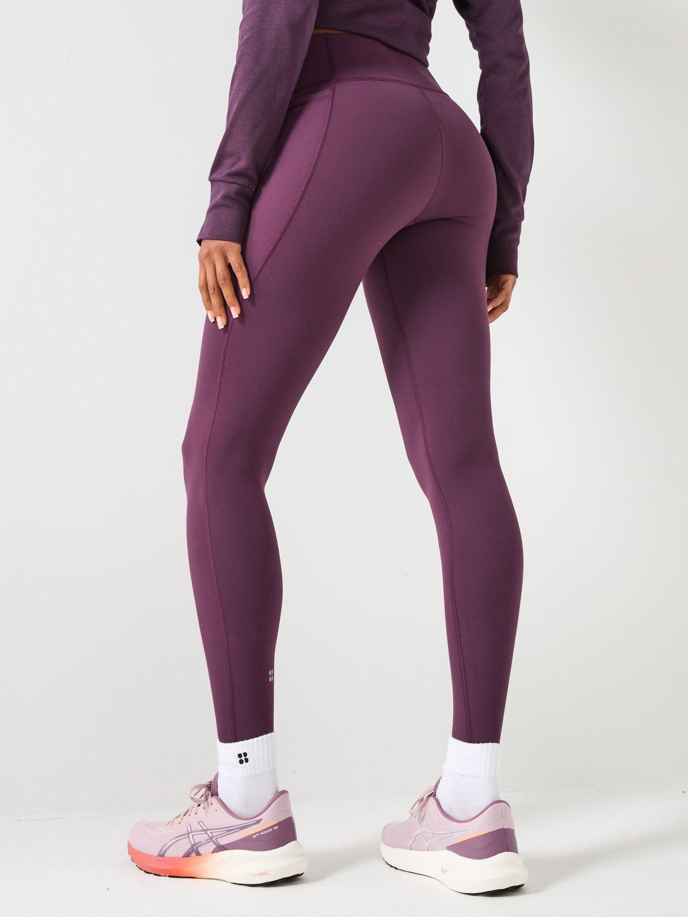 stillFront image of sweaty-betty-power-78-picot-edge-legging-purple