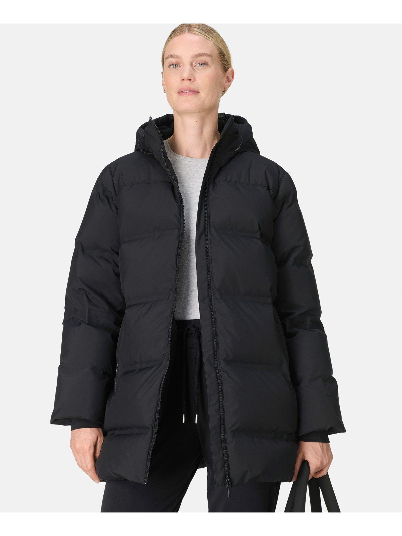  image of sweaty-betty-nimbus-mid-waterproof-puffer-coat-black