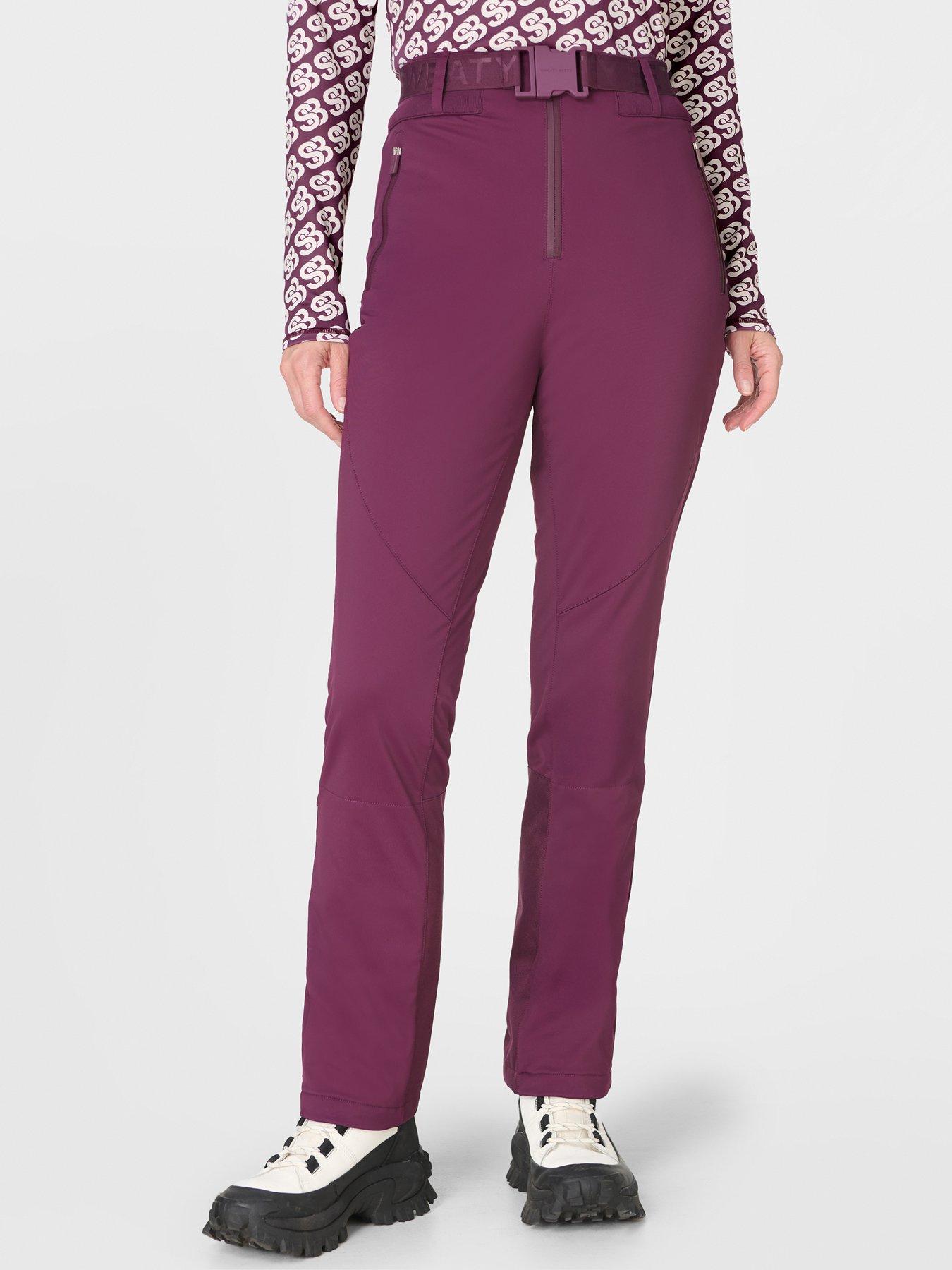 Sweaty Betty Power High Wasit Sculpting Salopettes - Purple
