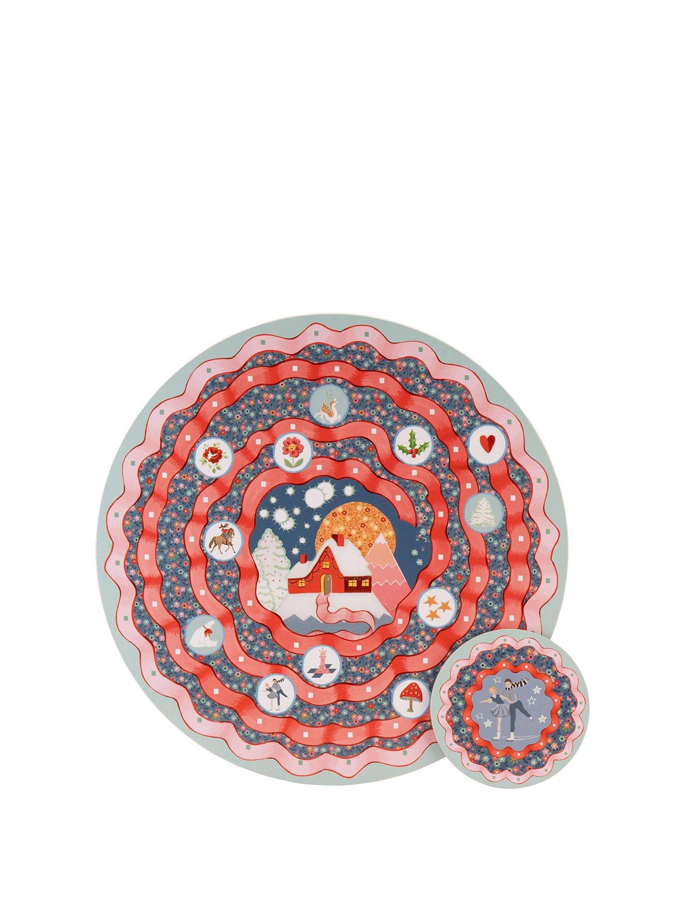 Cath Kidston Ck Xmas Journey So4 Placemats & Coasters