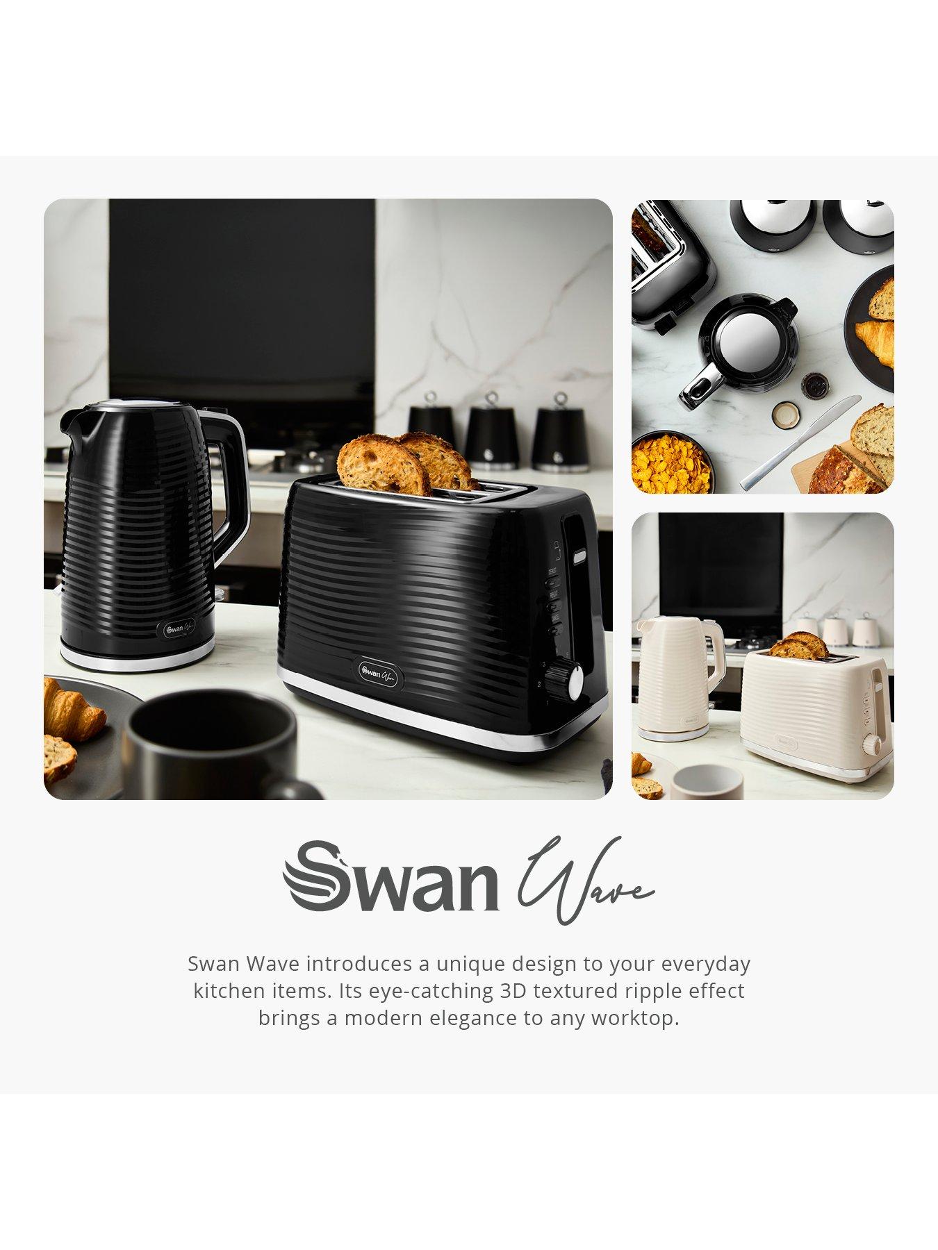 Image 5 of 7 of Swan SK19034BLK Wave 1.7L Cordless Kettle - Black