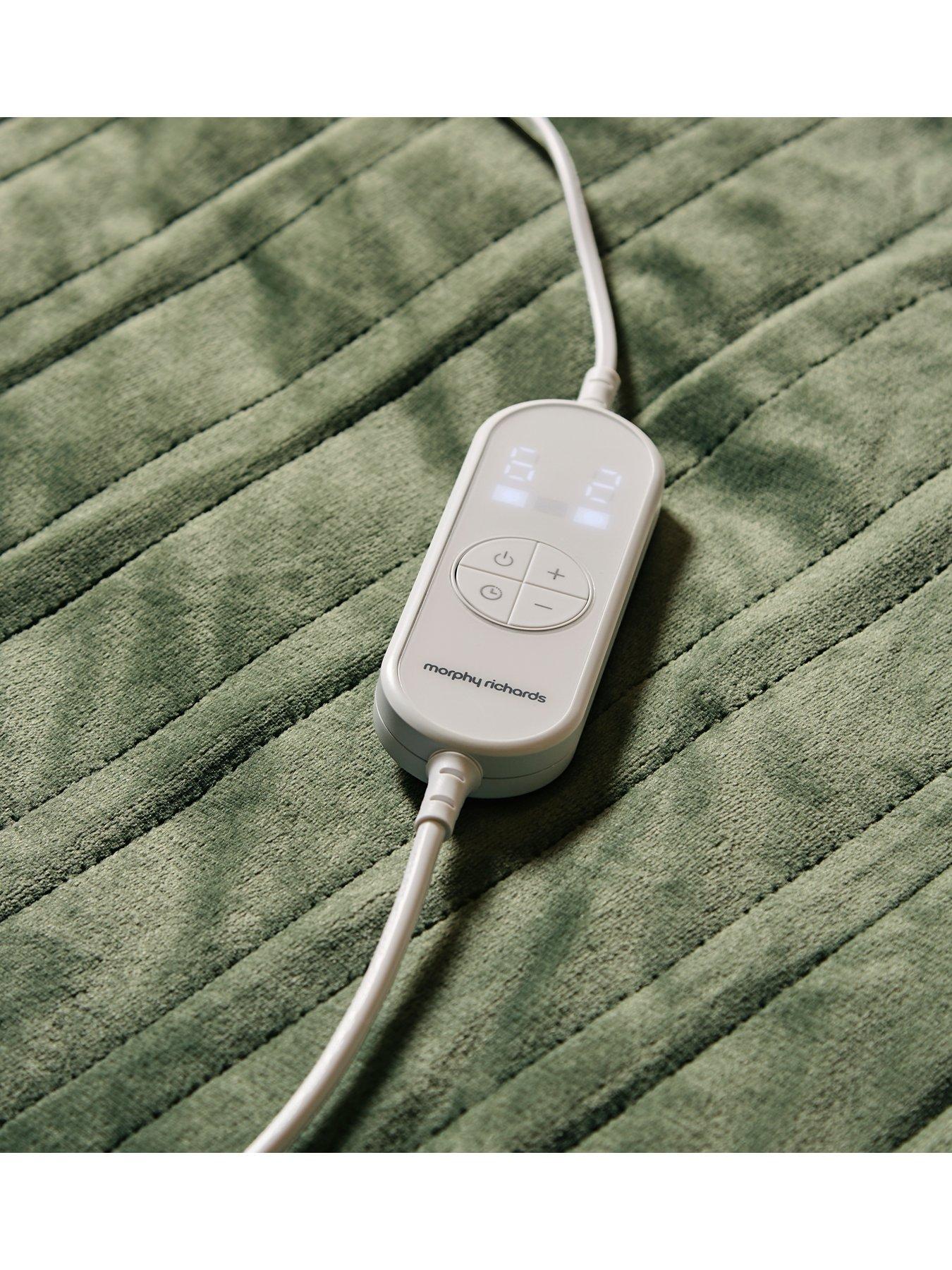  image of morphy-richards-teddy-fleece-amp-flannel-fleece-throw-160cm-x-130cm-green