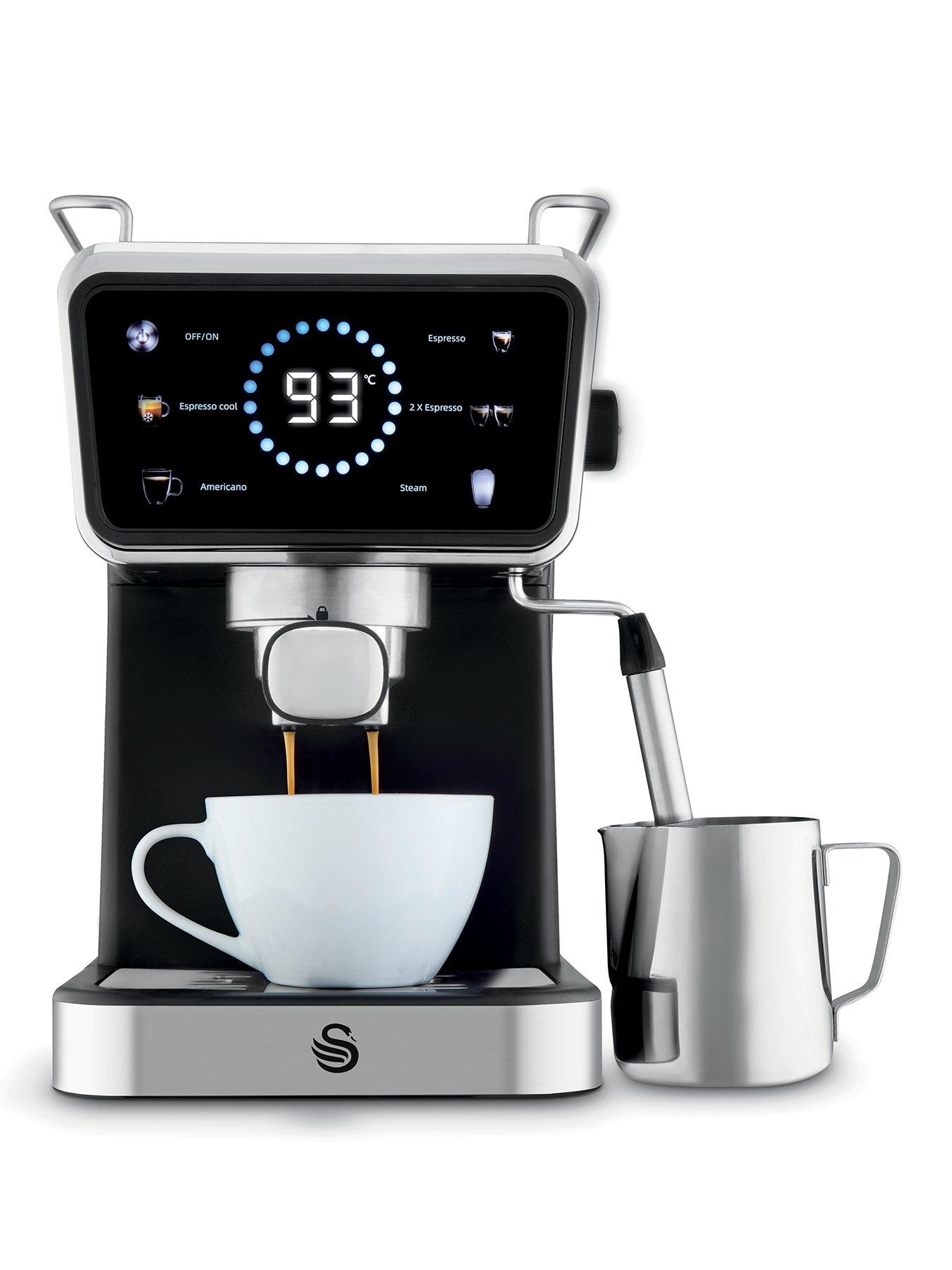 Swan SK22113BLK Core Pump Espresso Digital Coffee Machine - Black