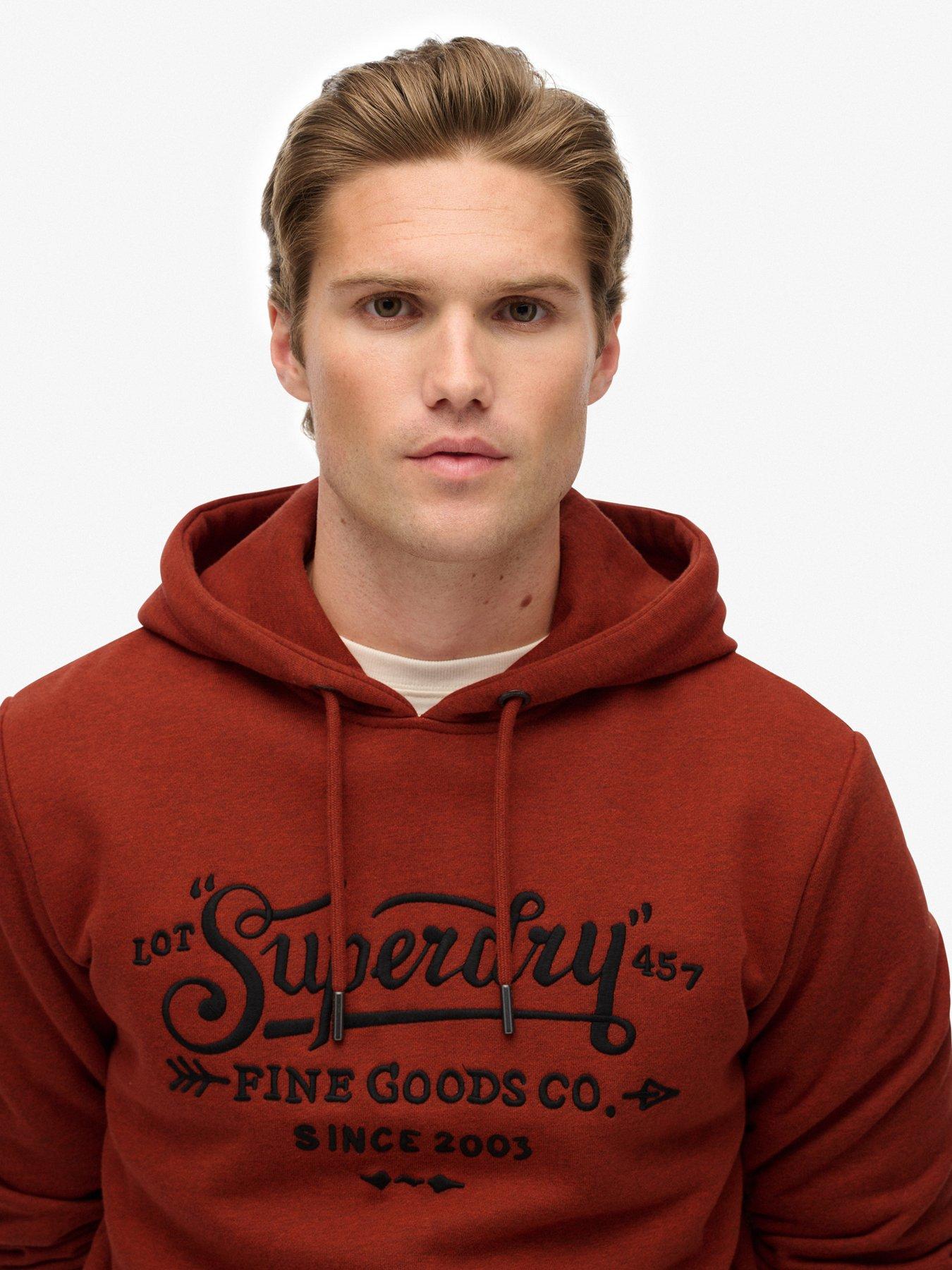 Image 4 of 6 of Superdry Outdoor Relaxed Hoodie - Red