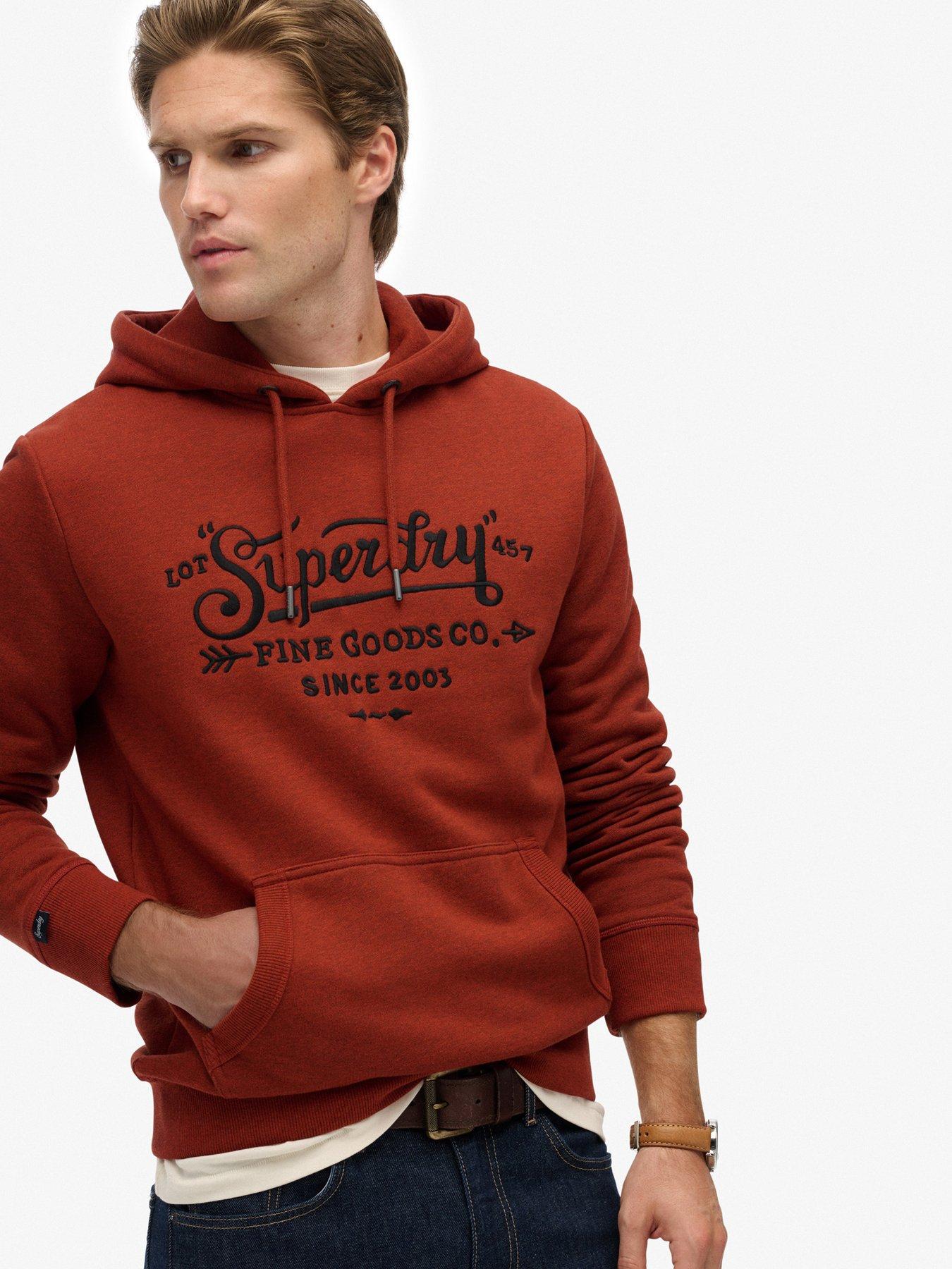 Image 5 of 6 of Superdry Outdoor Relaxed Hoodie - Red