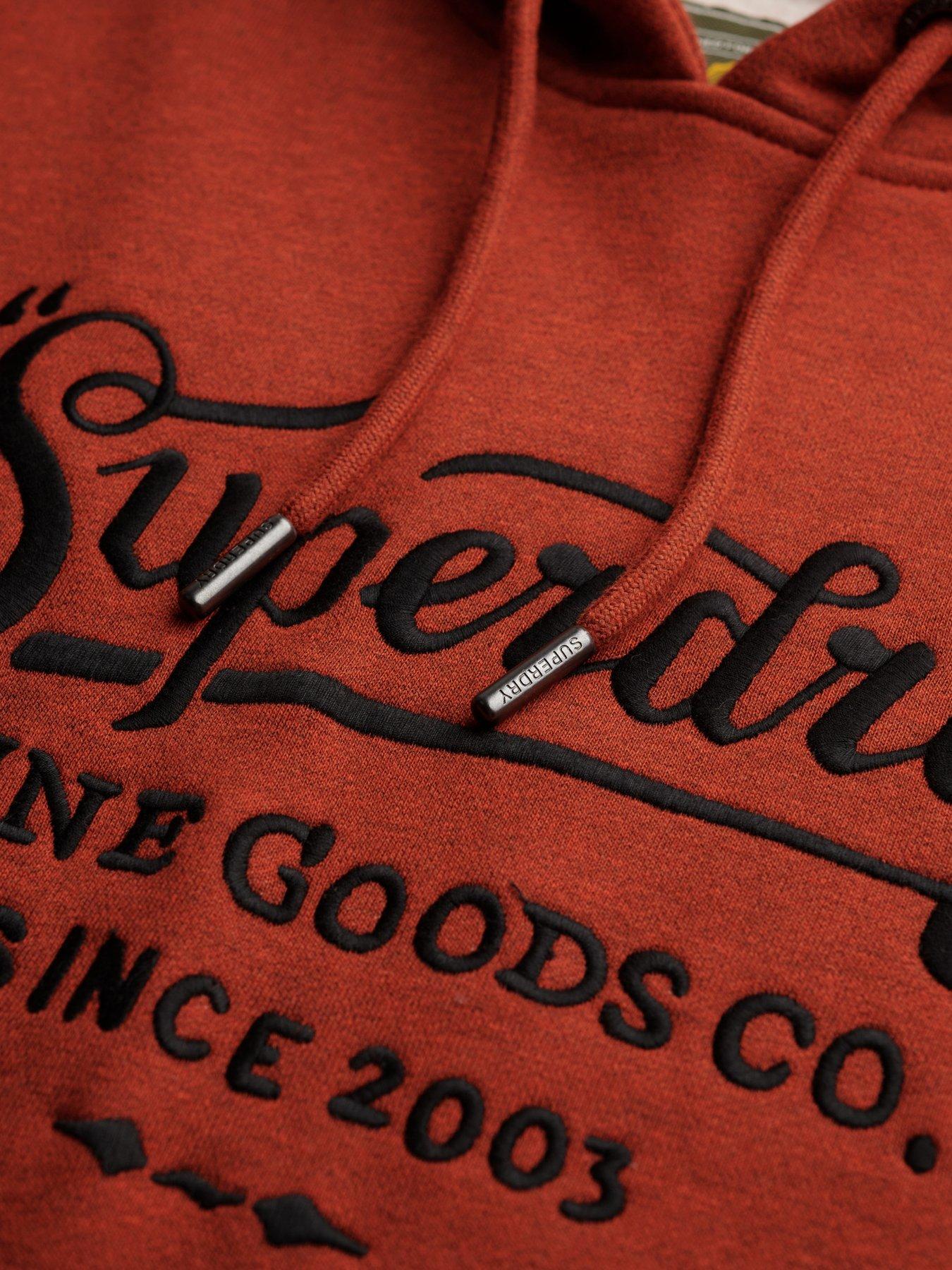 Image 6 of 6 of Superdry Outdoor Relaxed Hoodie - Red