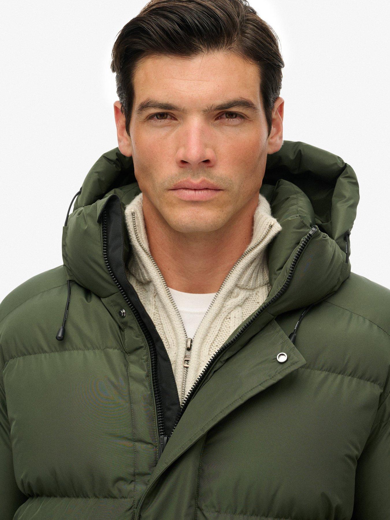 Image 4 of 7 of Superdry Superdry Hooded Sports Padded Jacket
