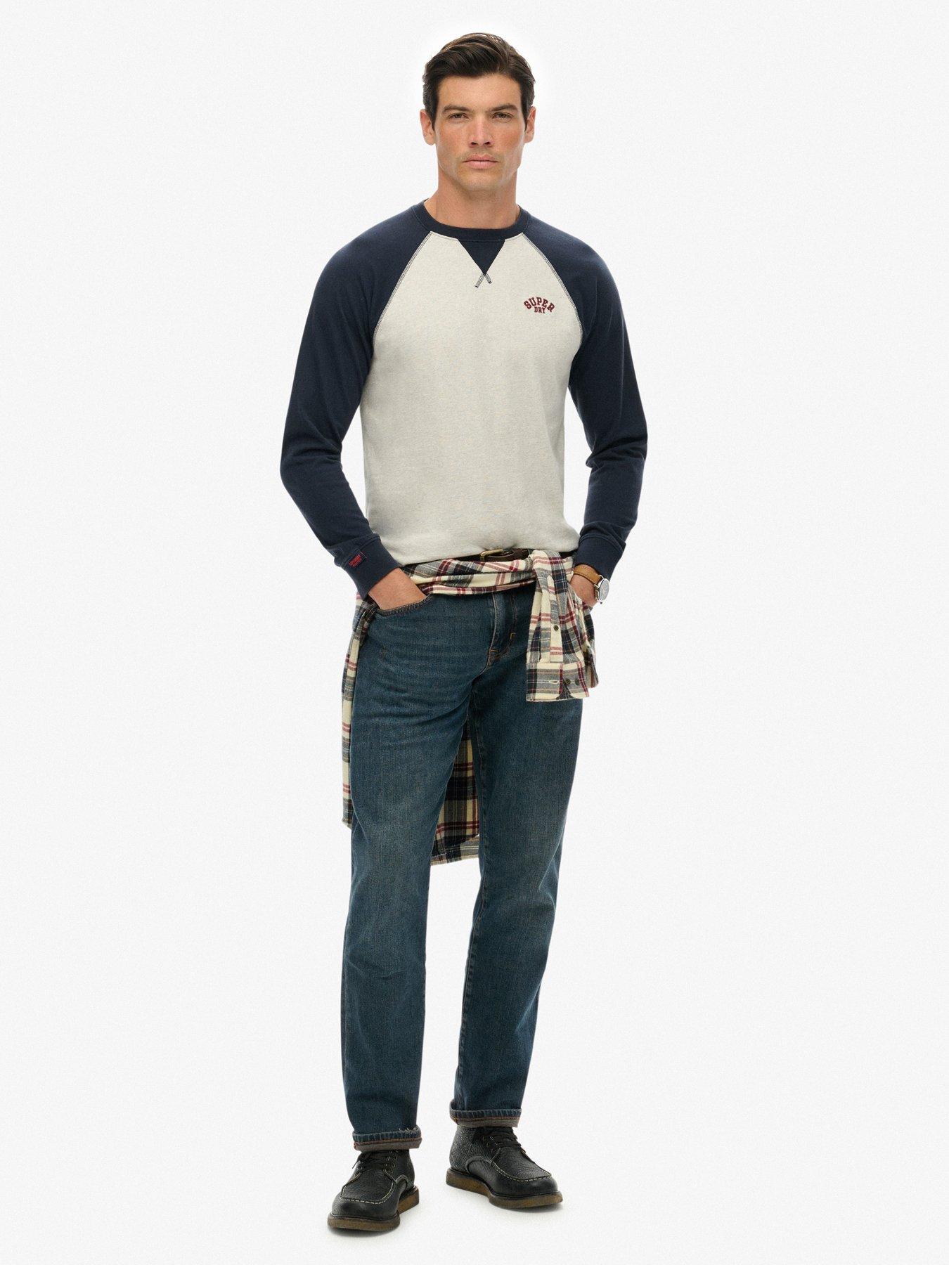 Image 3 of 5 of Superdry Superdry Vintage Baseball Long Sleeve T-shirt