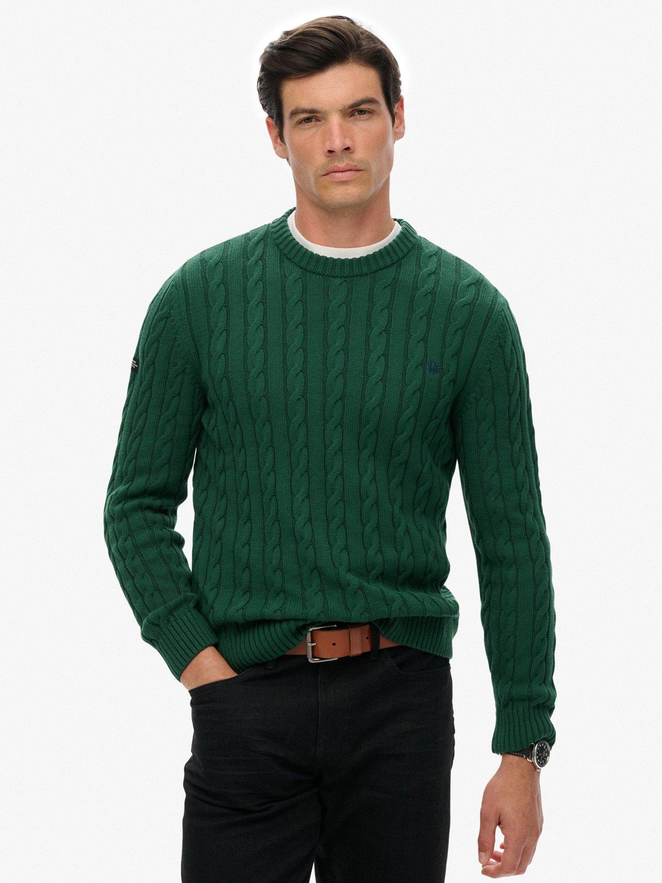 Superdry Superdry Cotton Cable Knitted Jumper